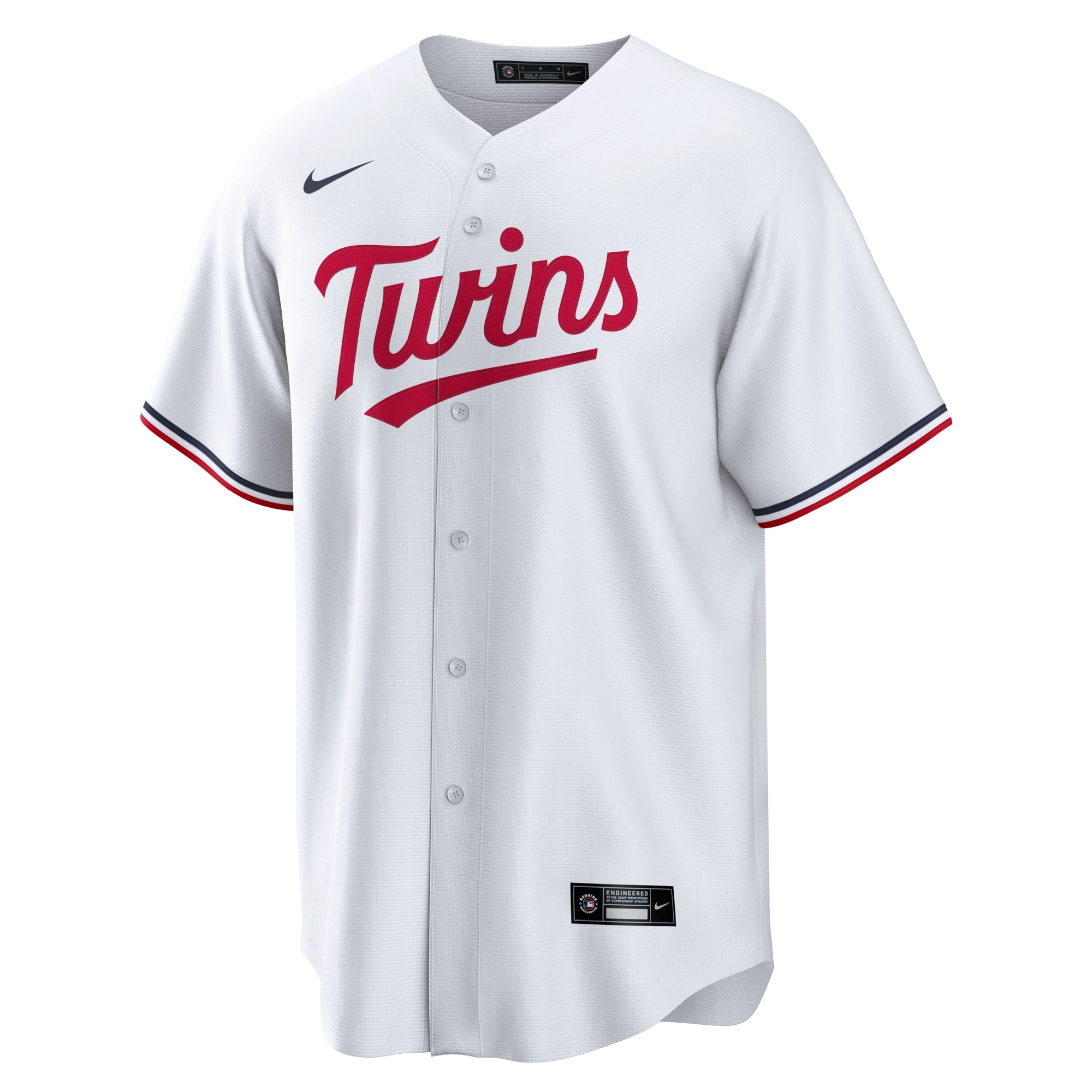 Max Kepler Minnesota Twins Home Replica Player Logo Jersey - White cheap jerseys for sale - CheapJerseys.Shop