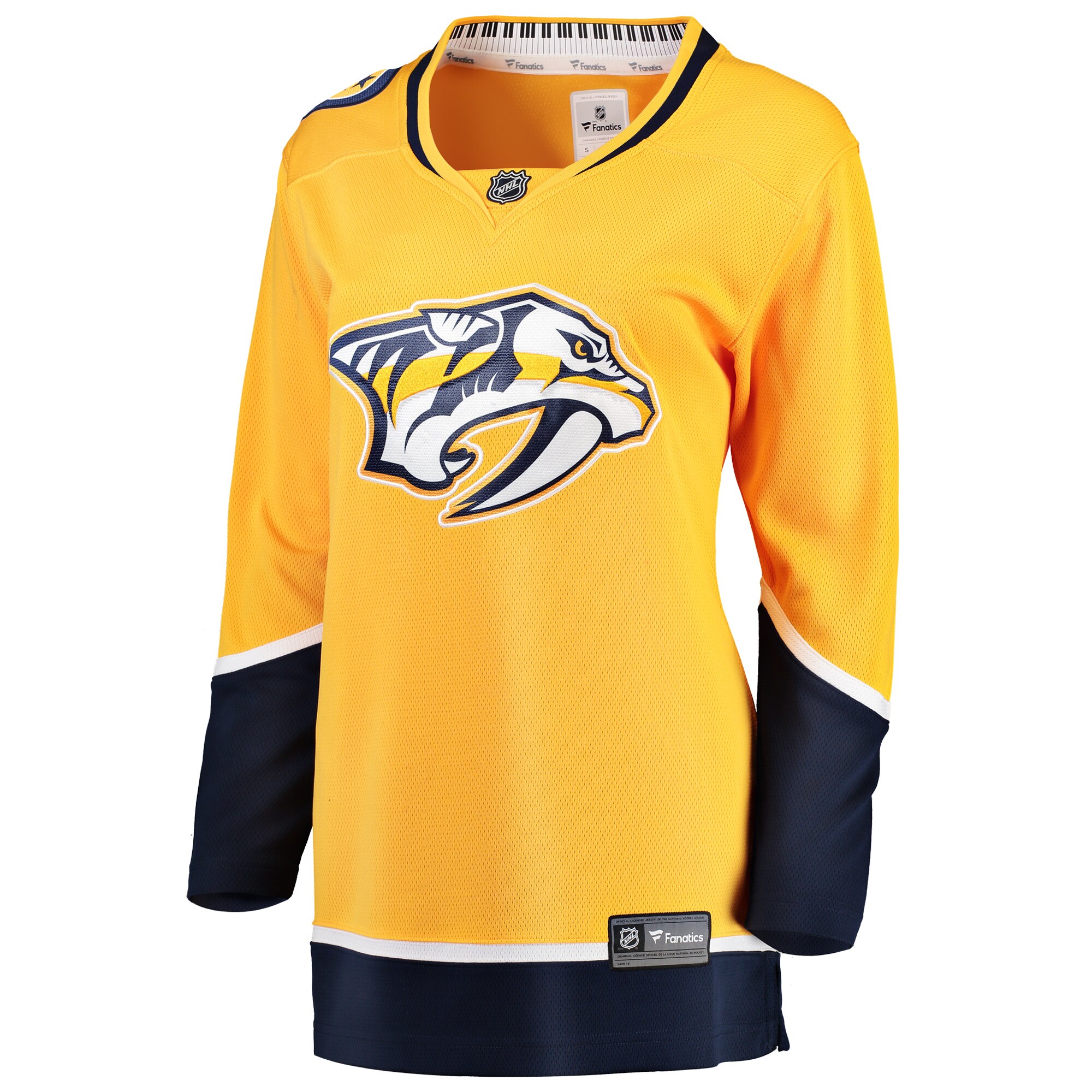 Nashville Predators Fanatics Women's Breakaway Home Jersey - Yellow cheap jerseys for sale - CheapJerseys.Shop