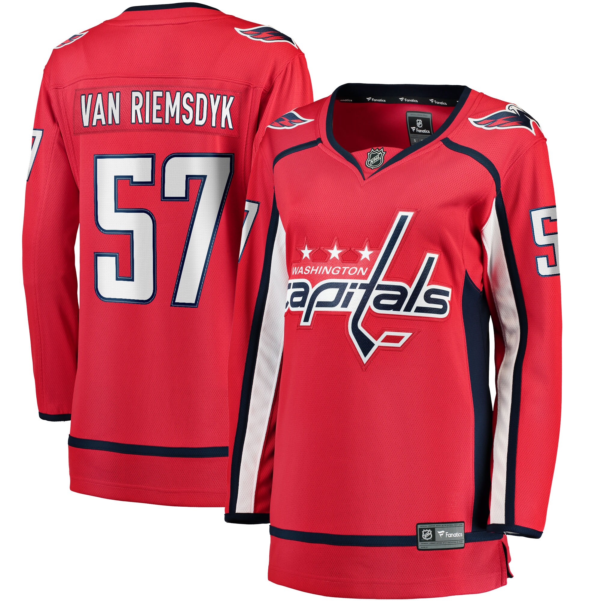 Trevor van Riemsdyk Washington Capitals Fanatics Women's Home Breakaway Jersey - Red cheap jerseys for sale - CheapJerseys.Shop