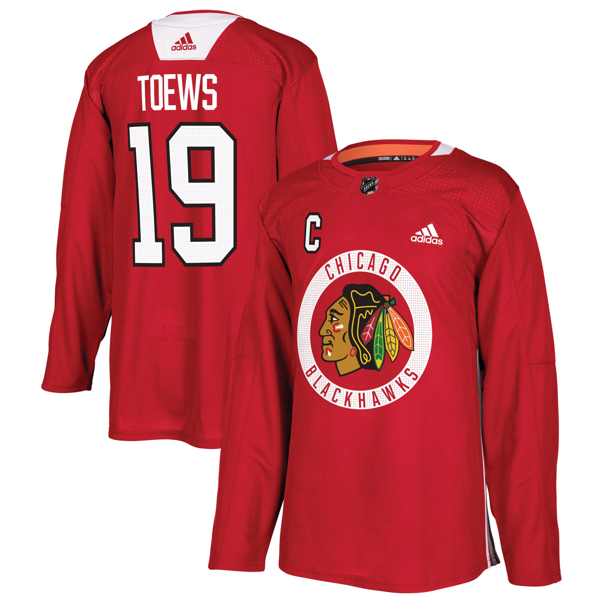 Jonathan Toews Chicago Blackhawks Practice Player Jersey - Red cheap jerseys for sale - CheapJerseys.Shop