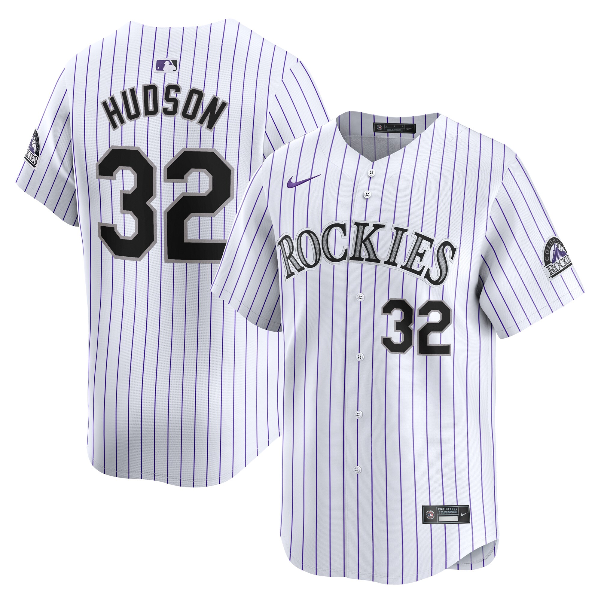 Dakota Hudson Colorado Rockies Home Limited Player Jersey - White cheap jerseys for sale - CheapJerseys.Shop