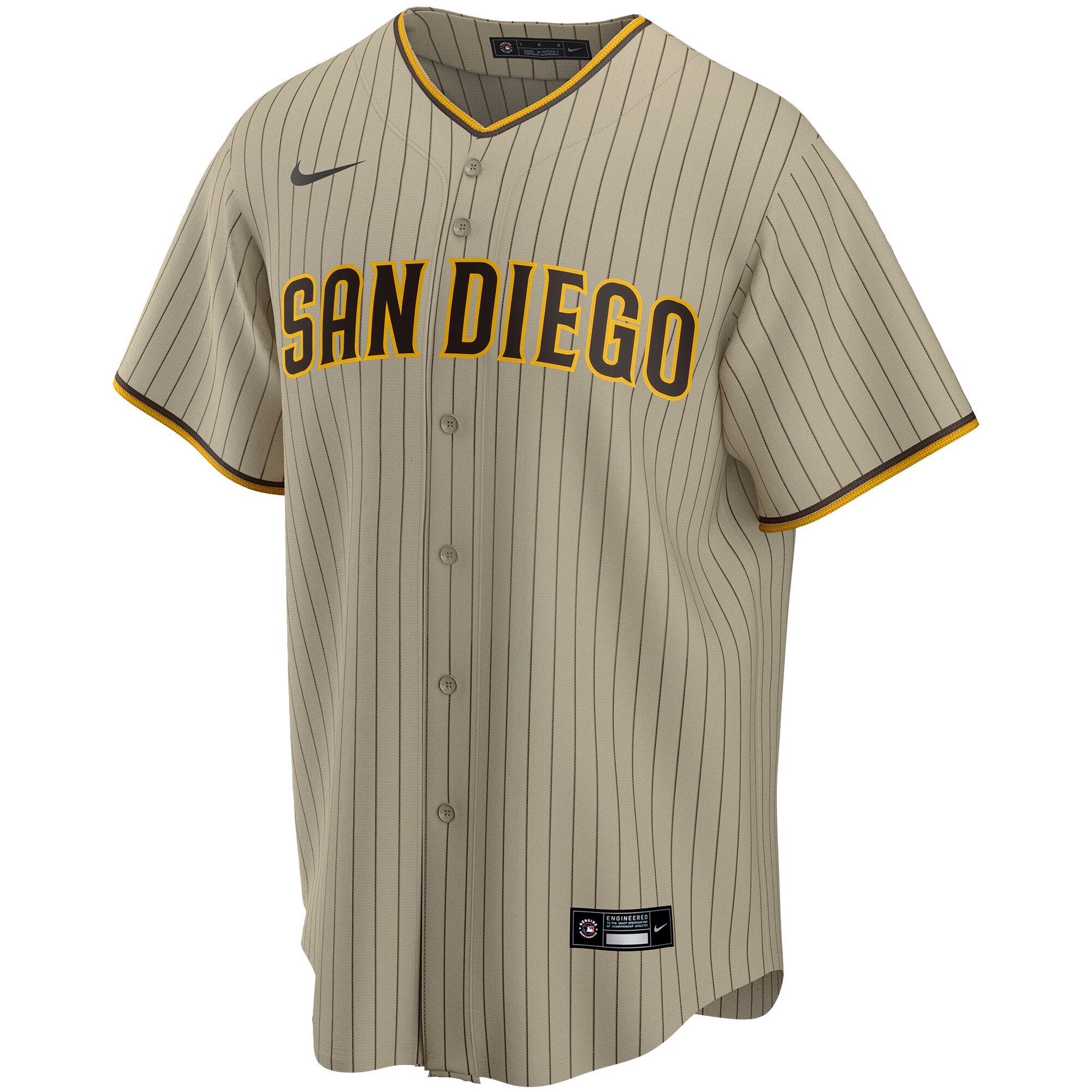 Fernando Tatis Jr. San Diego Padres Alternate Replica Player Jersey - Tan cheap jerseys for sale - CheapJerseys.Shop