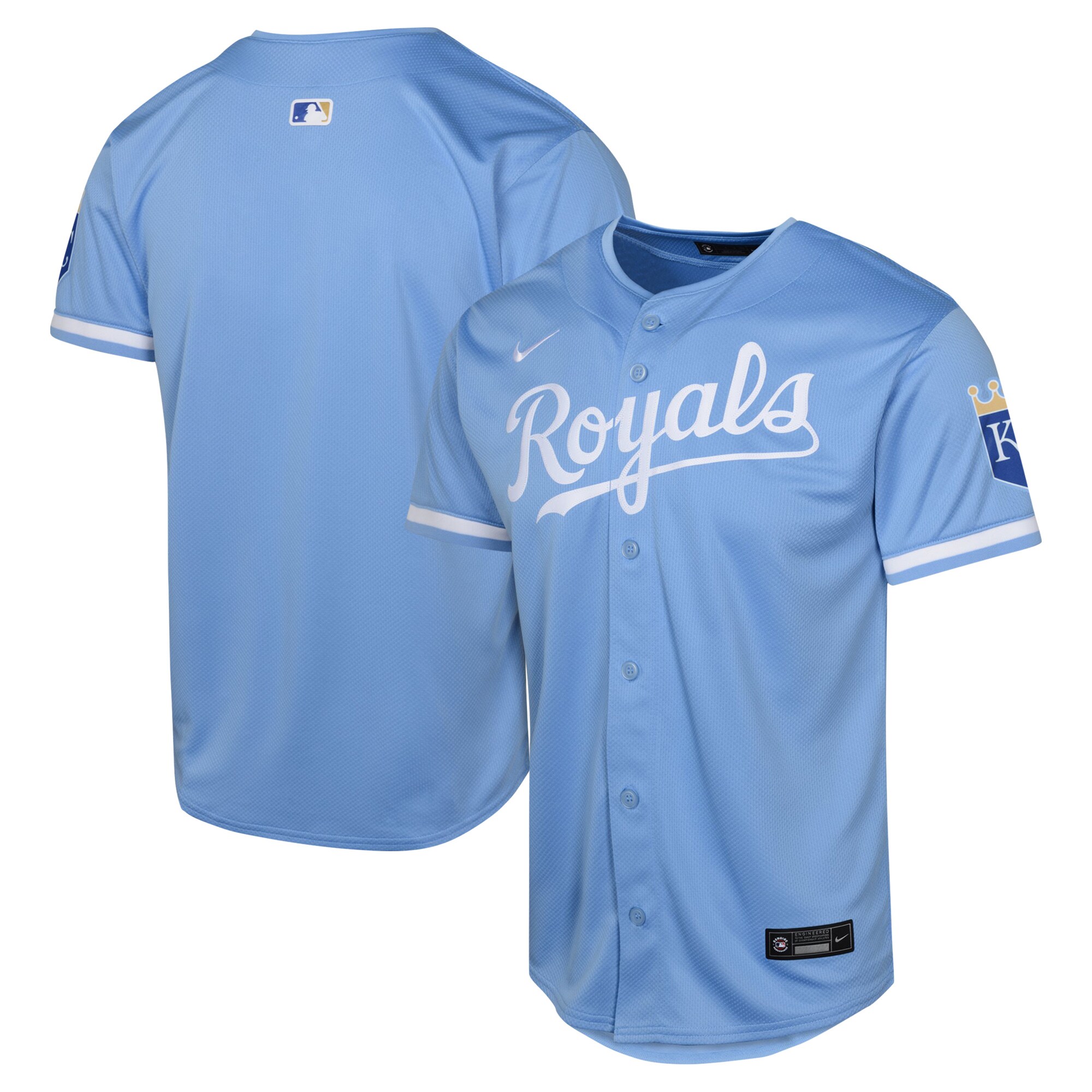 Kansas City Royals Youth Alternate Limited Jersey - Light Blue cheap jerseys for sale - CheapJerseys.Shop