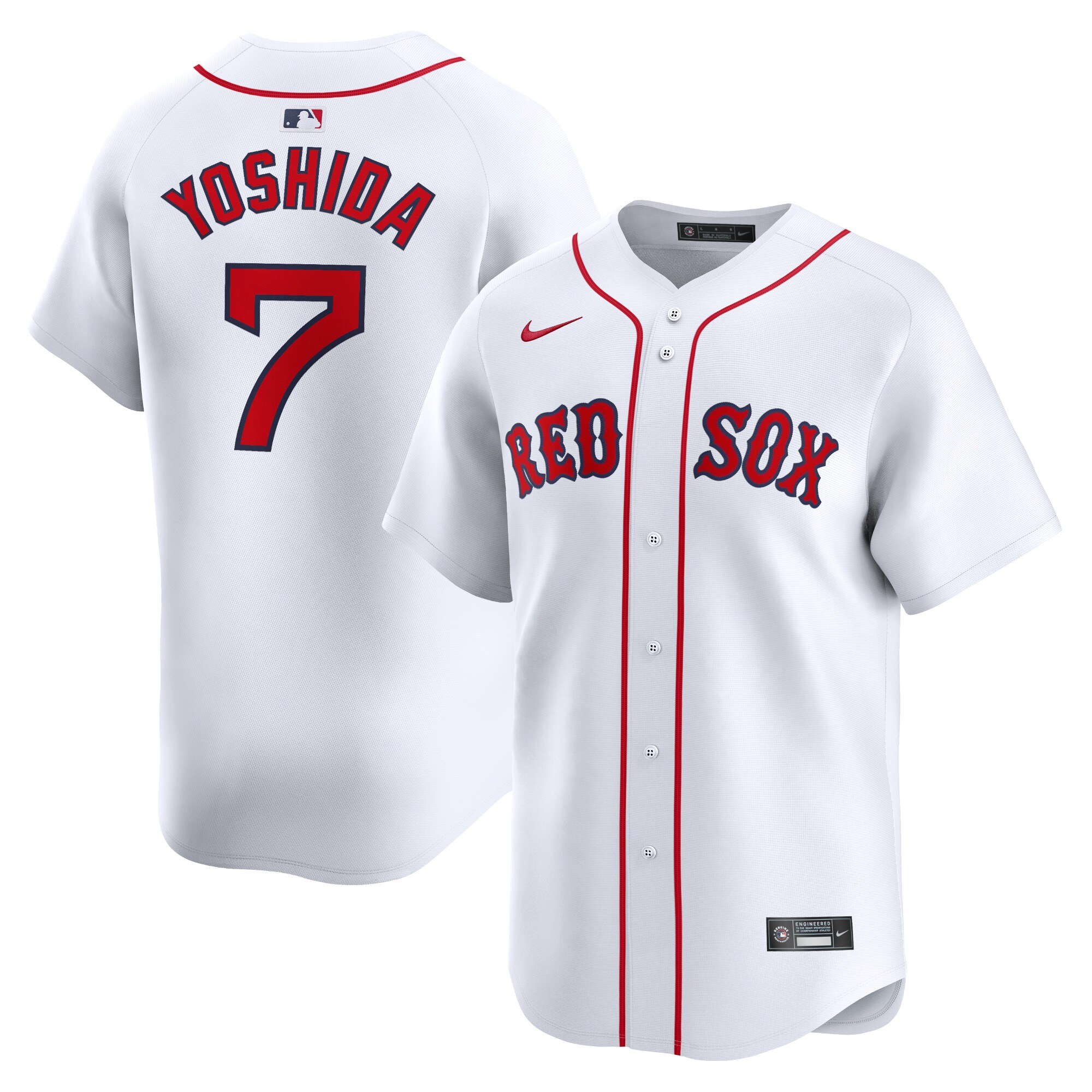 Masataka Yoshida Boston Red Sox Home Limited Player Jersey - White cheap jerseys for sale - CheapJerseys.Shop