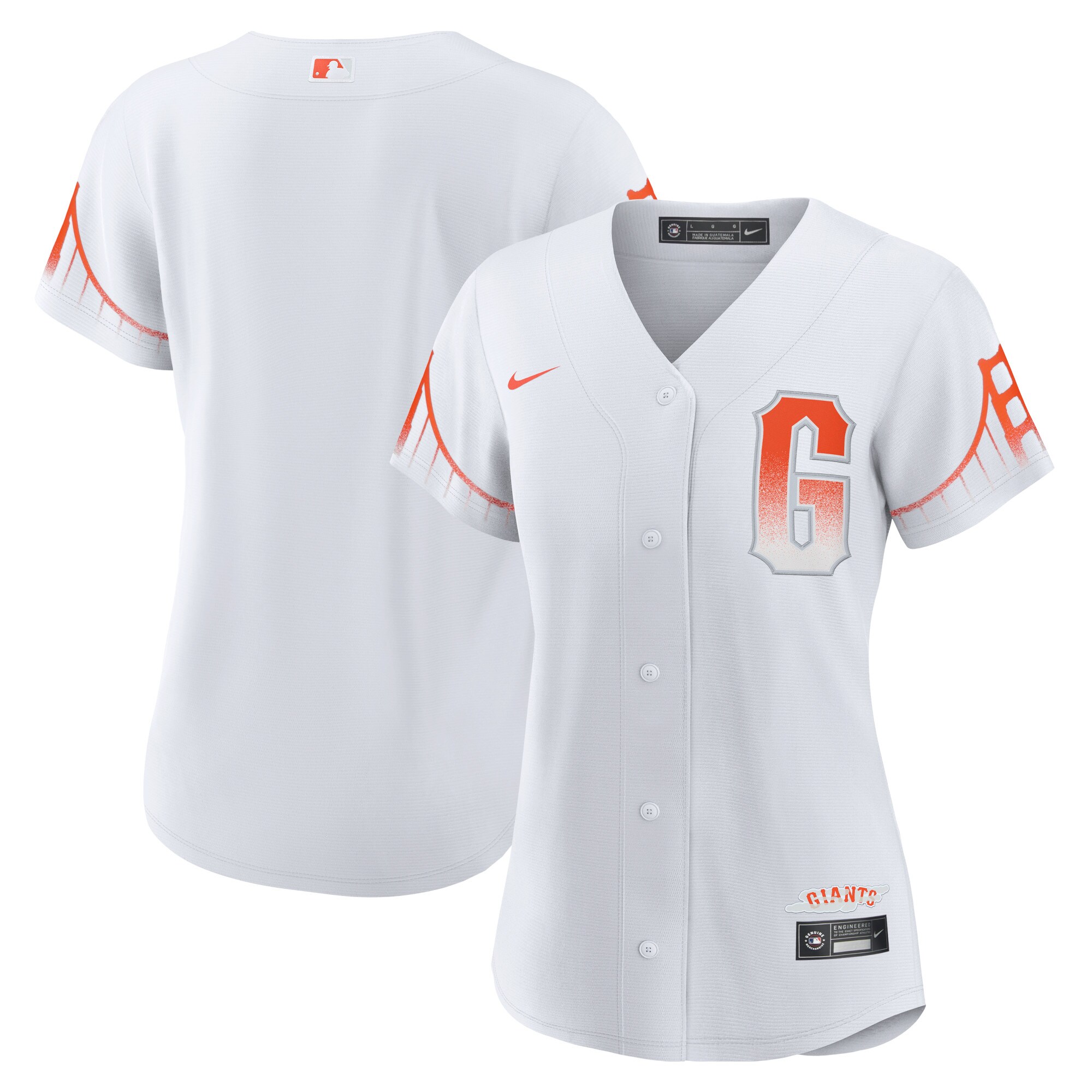San Francisco Giants Women's City Connect Replica Jersey - White cheap jerseys for sale - CheapJerseys.Shop