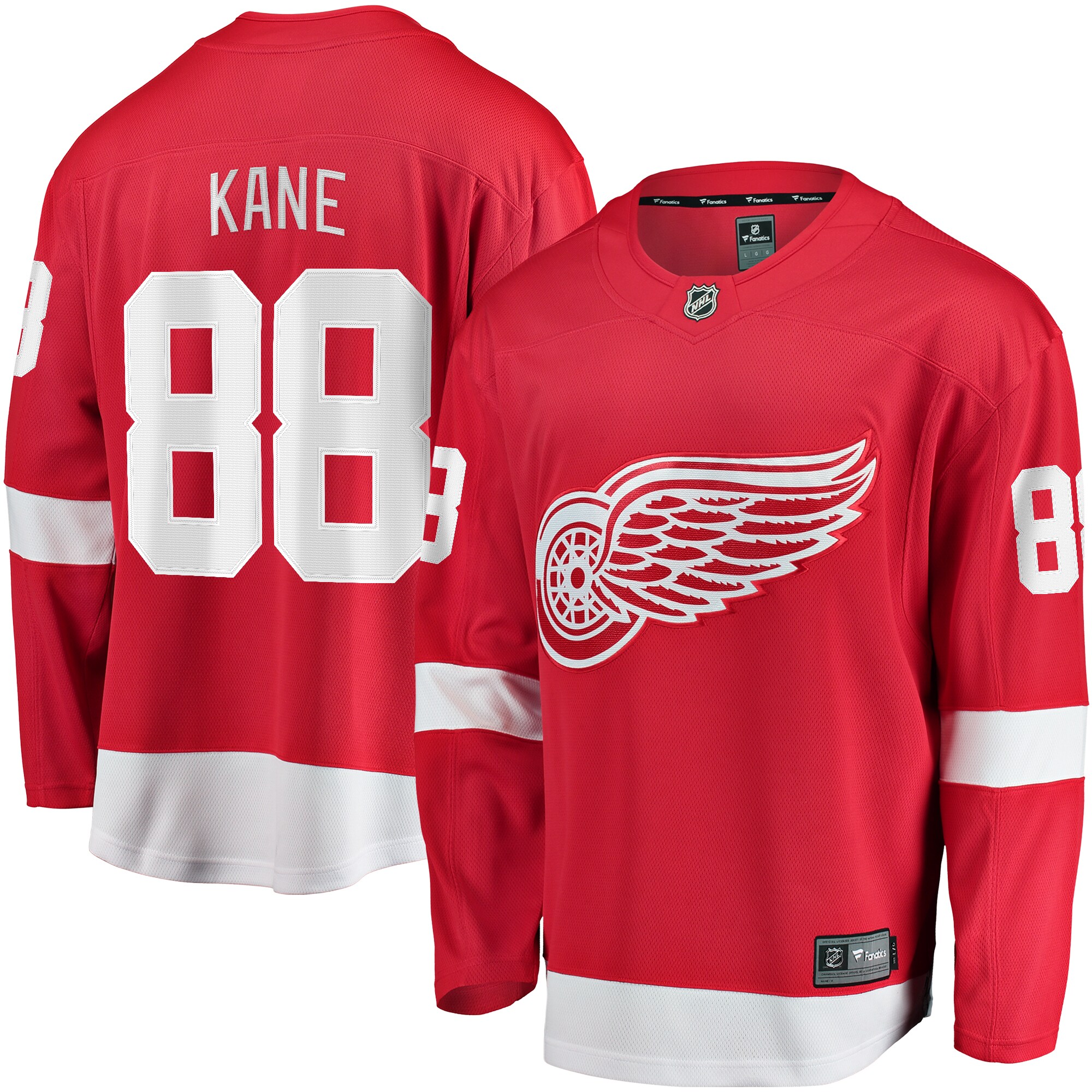 Patrick Kane Detroit Red Wings Fanatics Home Breakaway Player Jersey - Red cheap jerseys for sale - CheapJerseys.Shop