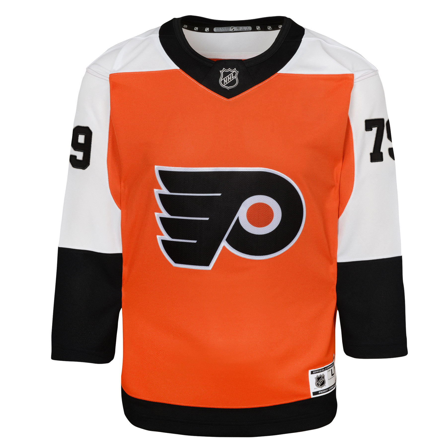 Carter Hart Philadelphia Flyers Youth Home Premier Player Jersey - Burnt Orange cheap jerseys for sale - CheapJerseys.Shop