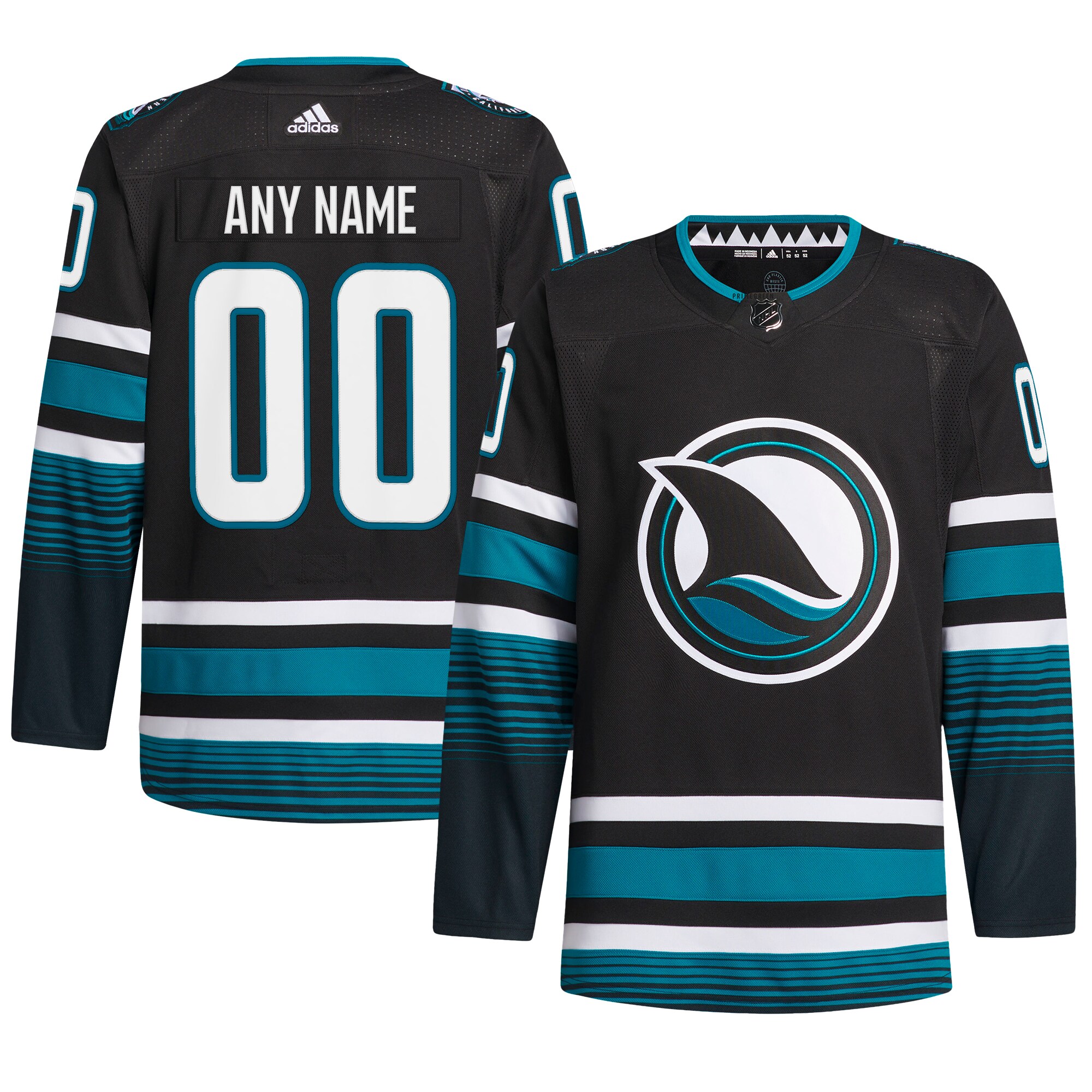San Jose Sharks Alternate Primegreen Authentic Custom Jersey - Black cheap jerseys for sale - CheapJerseys.Shop