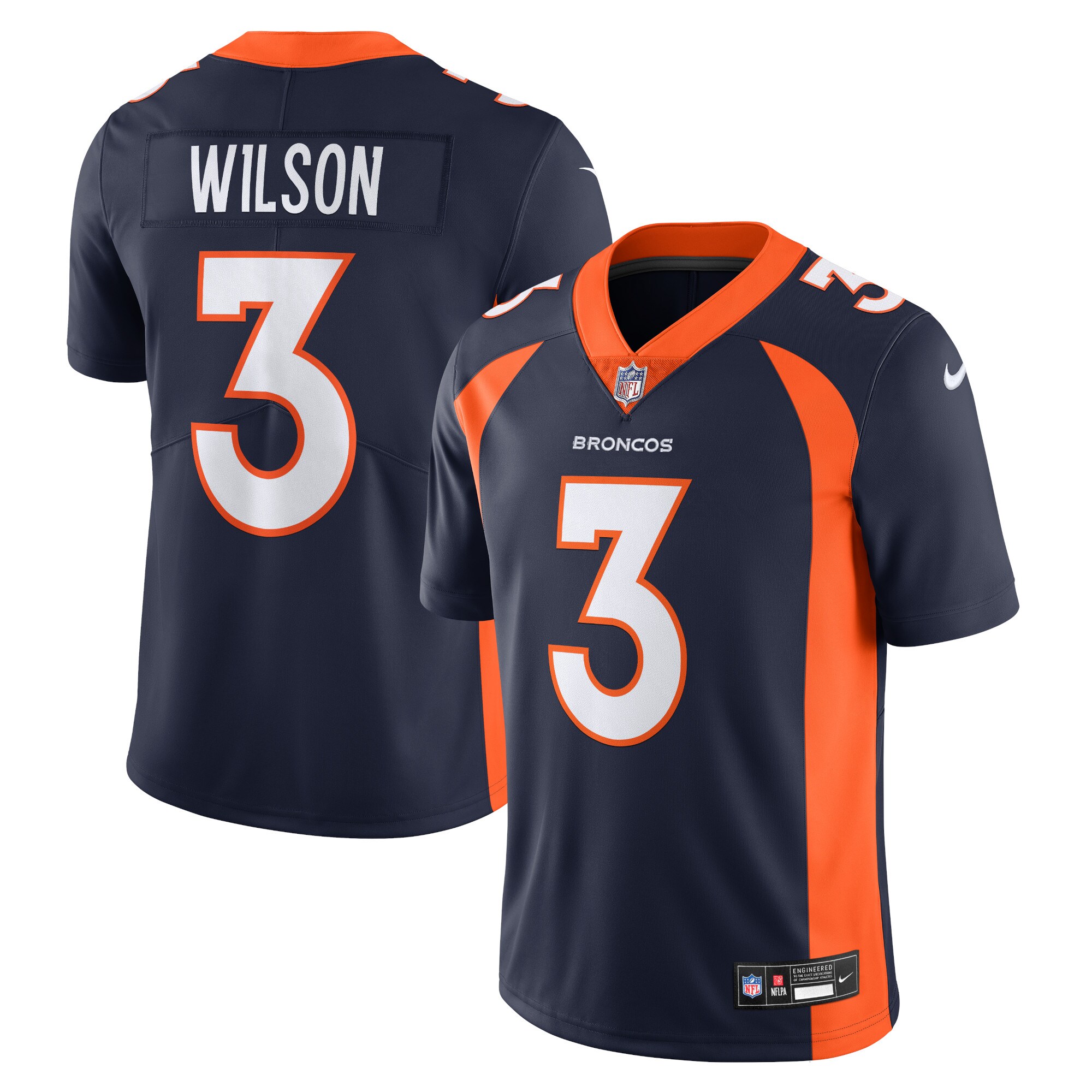 Russell Wilson Denver Broncos Vapor Untouchable Limited Jersey - Navy cheap jerseys for sale - CheapJerseys.Shop
