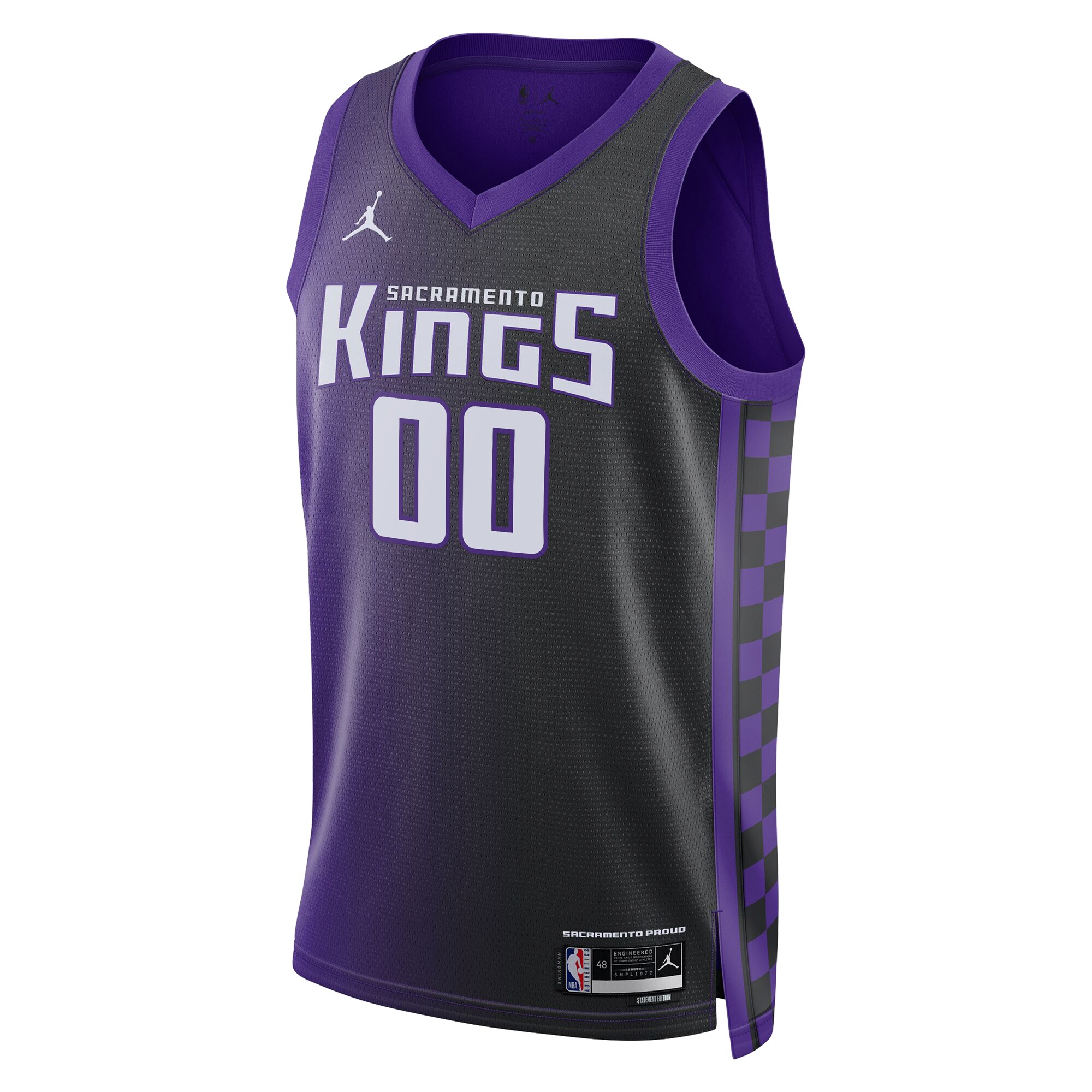 Sacramento Kings Jordan Brand Unisex Swingman Custom Jersey - Statement Edition - Purple cheap jerseys for sale - CheapJerseys.Shop