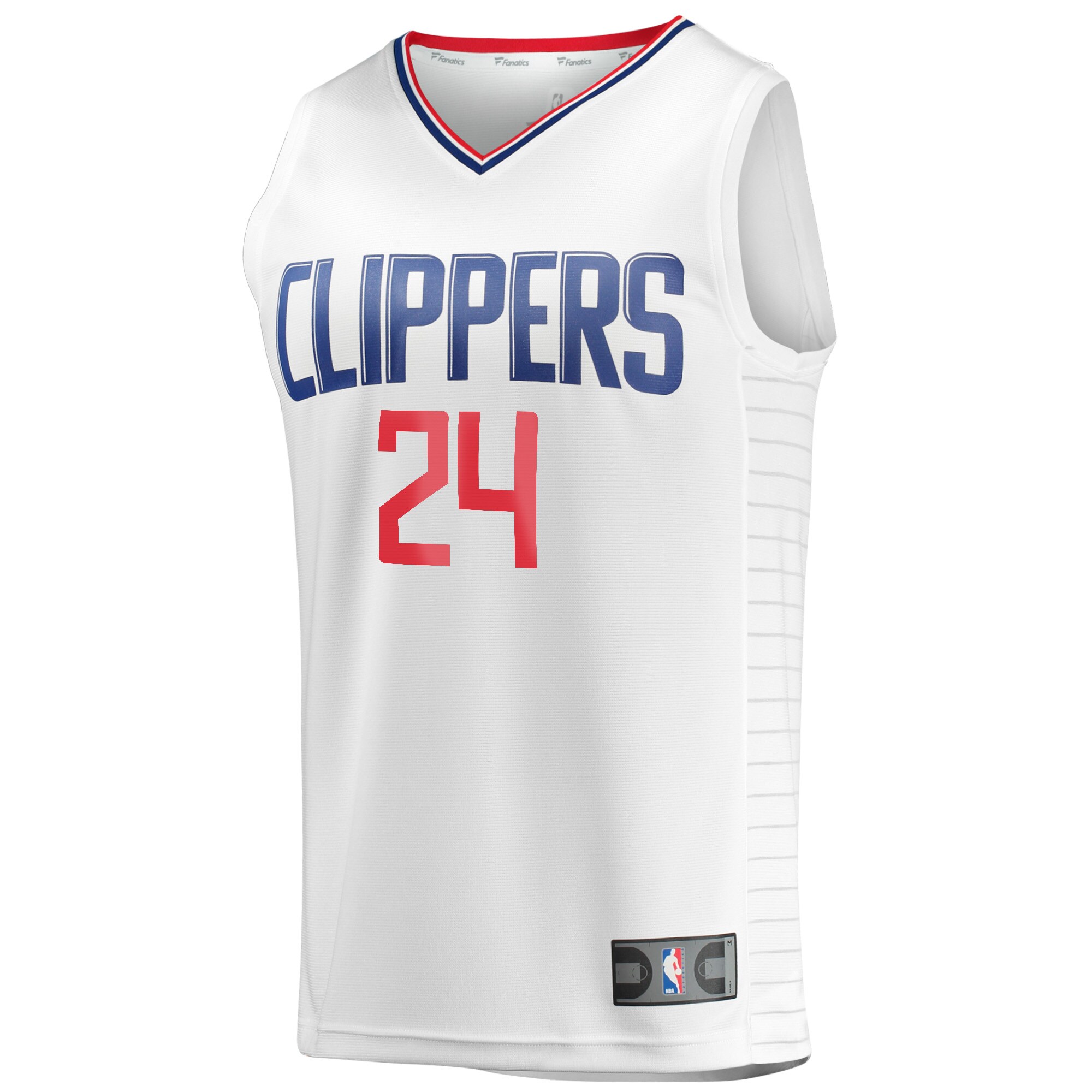 Norman Powell LA Clippers Fanatics Fast Break Player Jersey - Association Edition - White cheap jerseys for sale - CheapJerseys.Shop