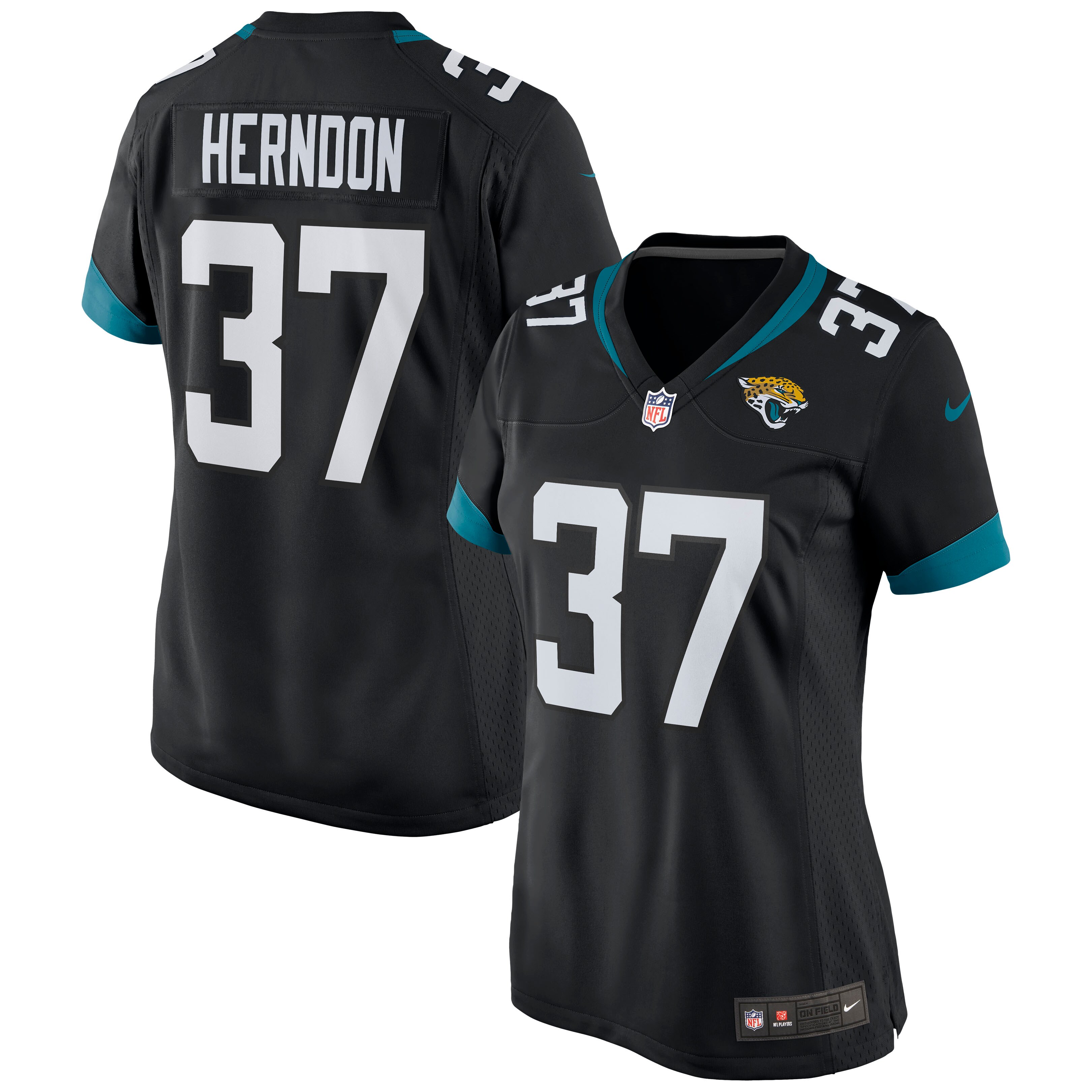 Tre Herndon Jacksonville Jaguars Women's Game Jersey - Black cheap jerseys for sale - CheapJerseys.Shop