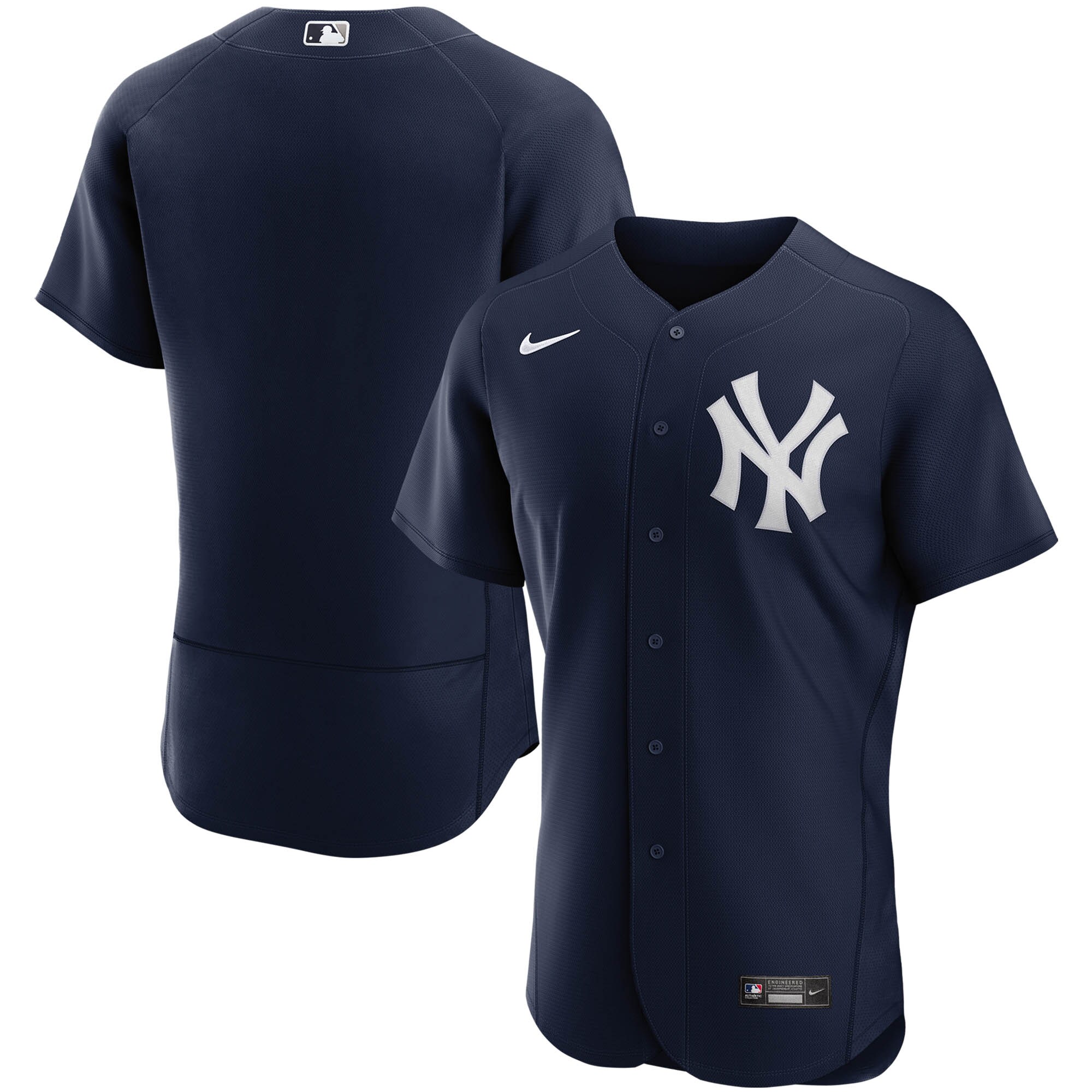New York Yankees Alternate Authentic Team Jersey - Navy cheap jerseys for sale - CheapJerseys.Shop