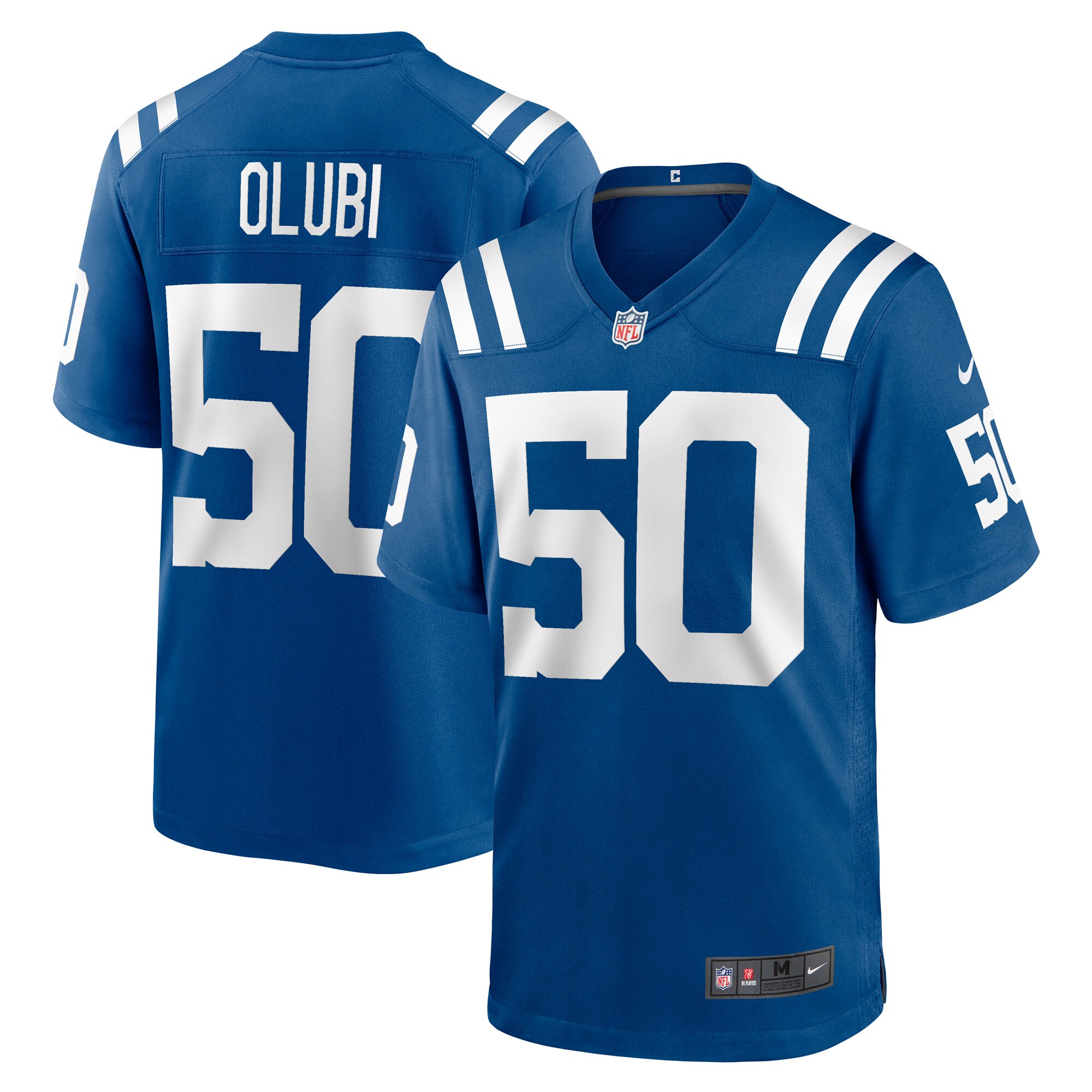 Segun Olubi Indianapolis Colts Game Player Jersey - Royal cheap jerseys for sale - CheapJerseys.Shop