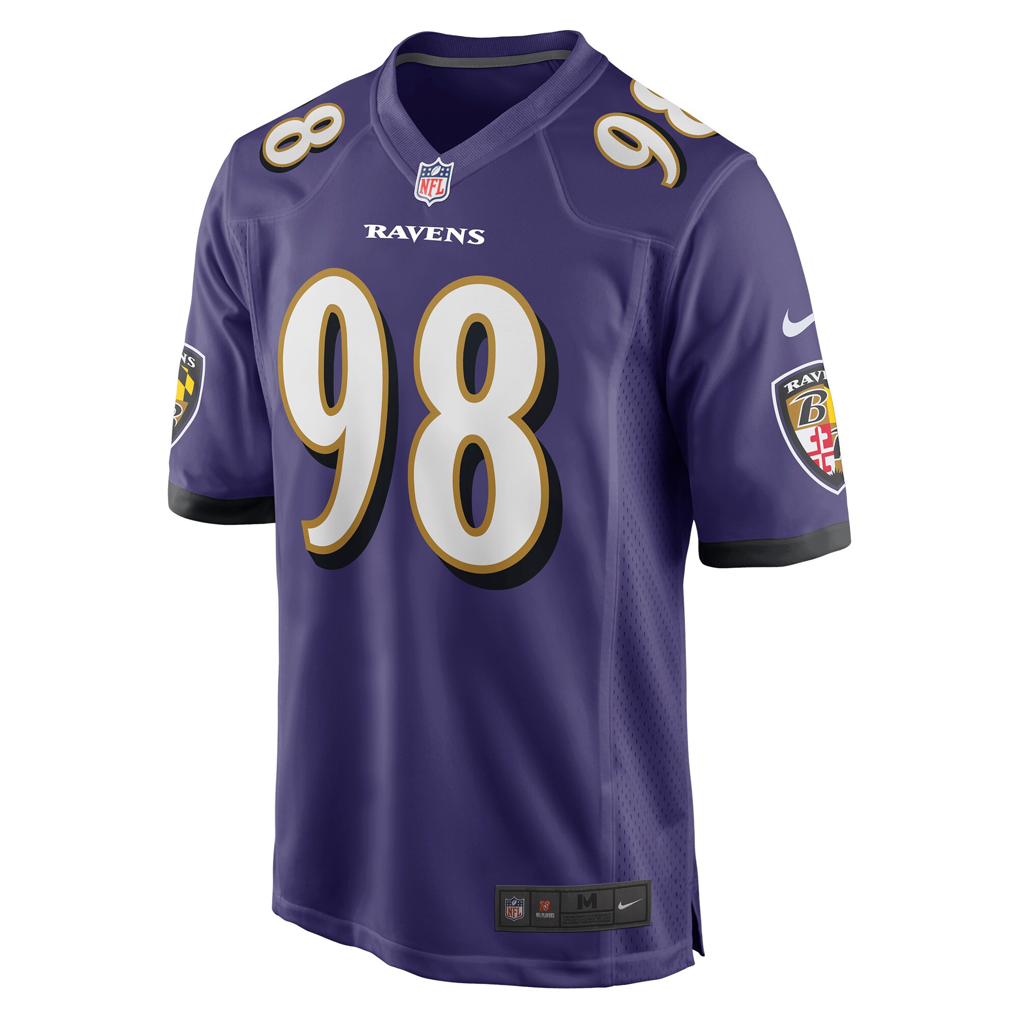 Travis Jones Baltimore Ravens Player Game Jersey - Purple cheap jerseys for sale - CheapJerseys.Shop