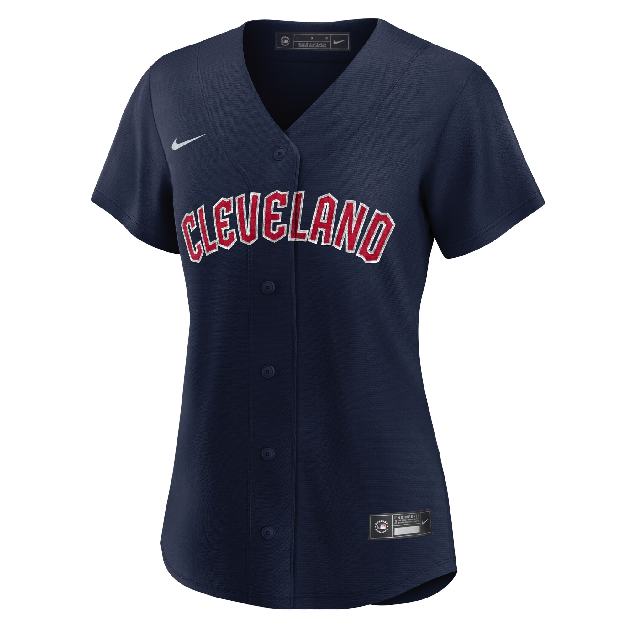 Cleveland Guardians Women's Alternate Official Replica Jersey - Navy cheap jerseys for sale - CheapJerseys.Shop