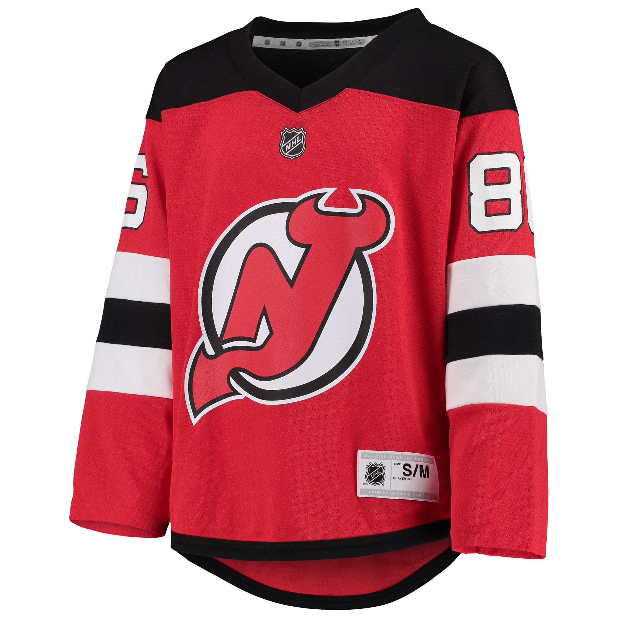 Jack Hughes New Jersey Devils Youth Home Player Replica Jersey - Red cheap jerseys for sale - CheapJerseys.Shop