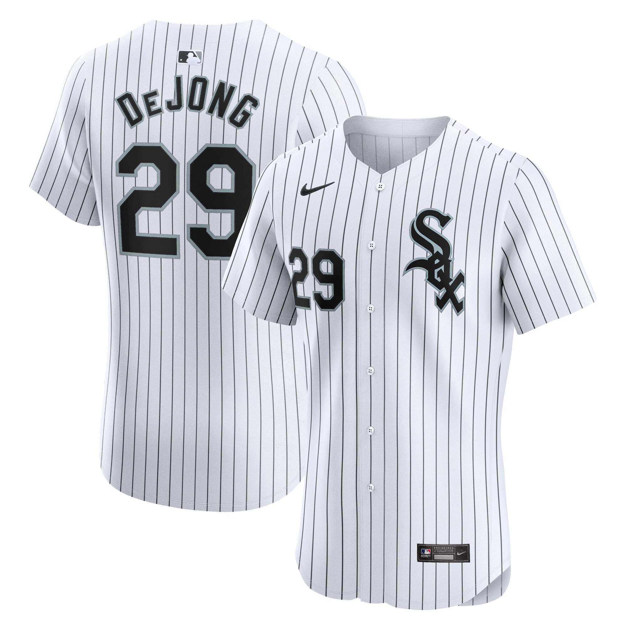 Paul DeJong Chicago White Sox Home Elite Player Jersey - White cheap jerseys for sale - CheapJerseys.Shop