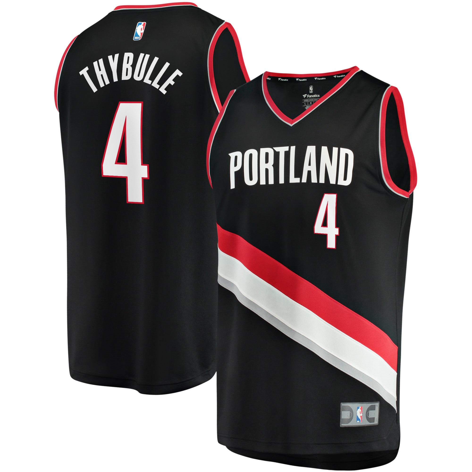 Matisse Thybulle Portland Trail Blazers Fanatics Youth Fast Break Player Jersey - Icon Edition - Black cheap jerseys for sale - CheapJerseys.Shop