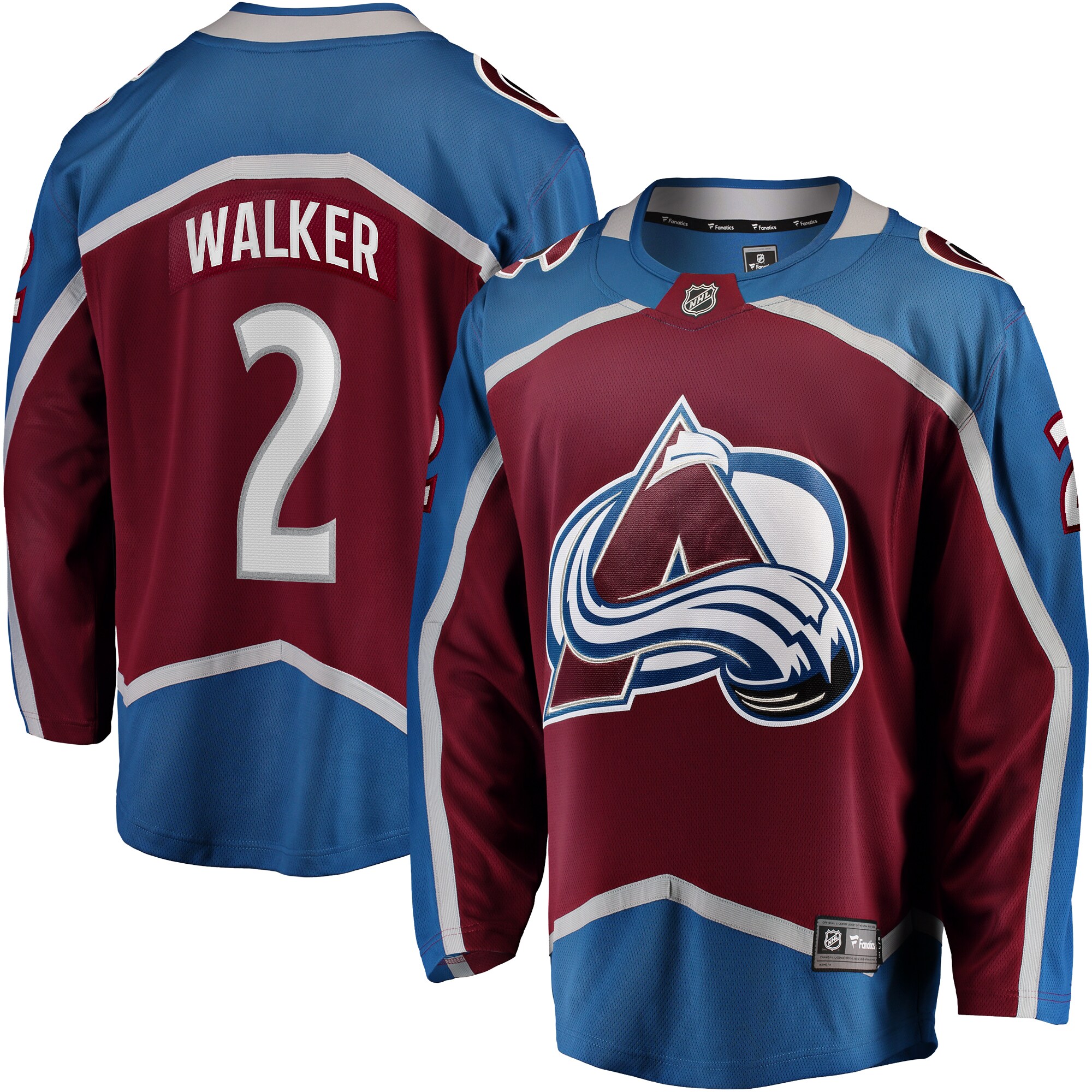 Sean Walker Colorado Avalanche Fanatics Women's Home Breakaway Player Jersey - Maroon cheap jerseys for sale - CheapJerseys.Shop