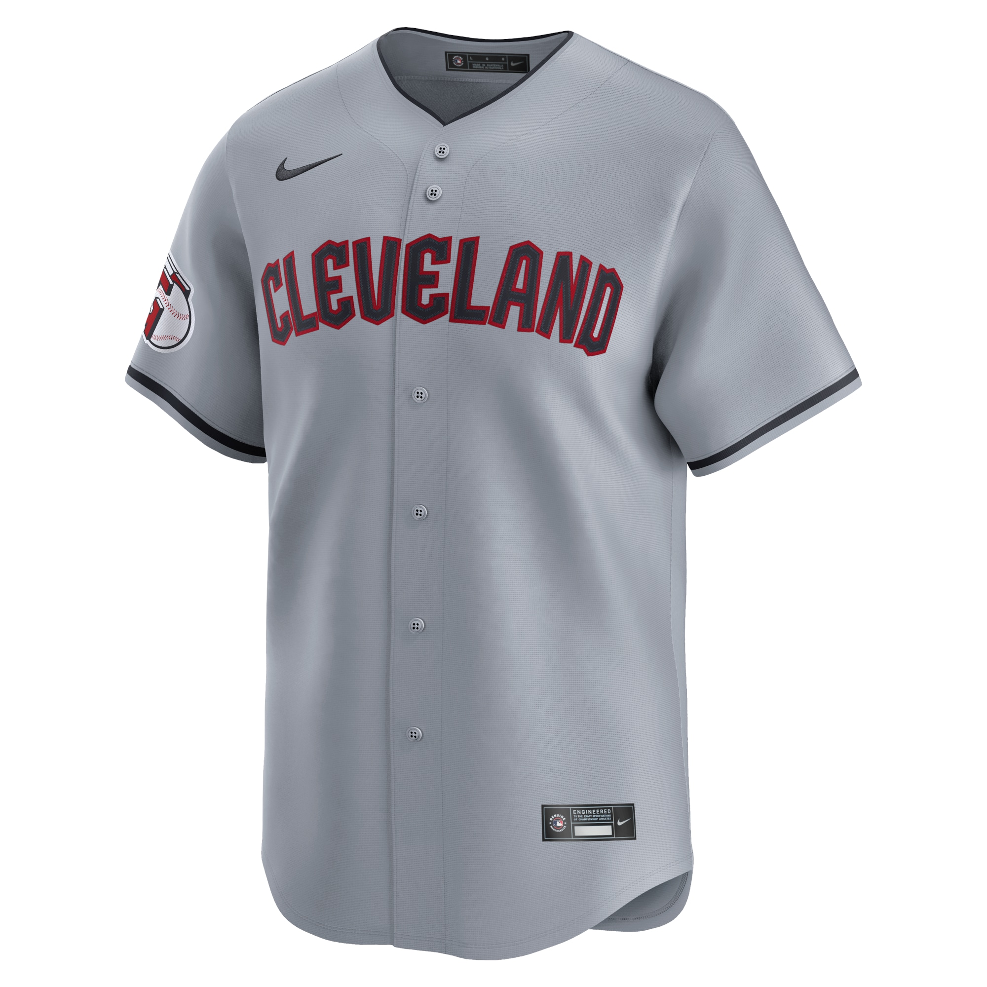 Cleveland Guardians Road Limited Jersey\u00c2\u00a0\u00e2\u20ac\u201c Gray cheap jerseys for sale - CheapJerseys.Shop
