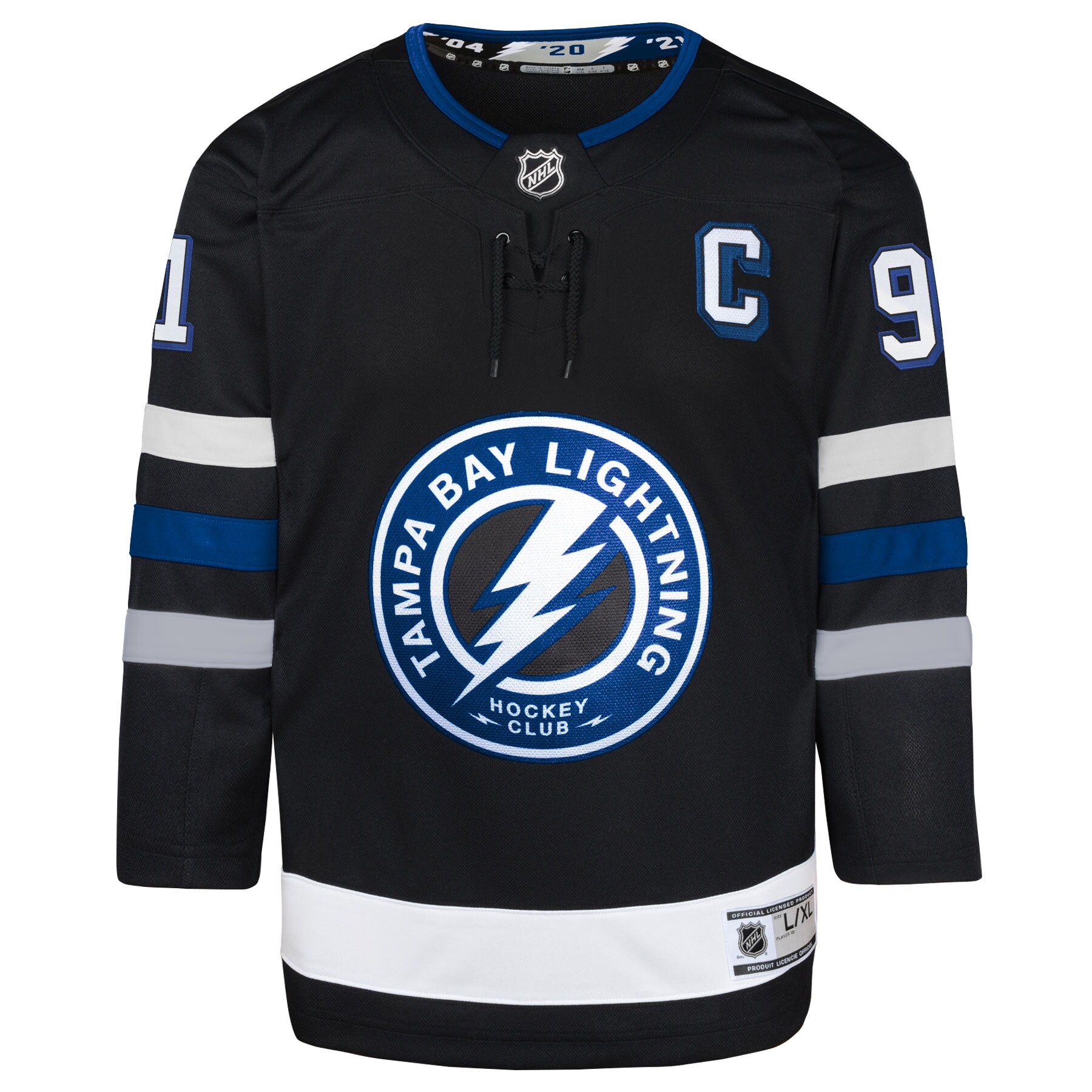 Steven Stamkos Tampa Bay Lightning Youth Alternate Premier Player Jersey - Black cheap jerseys for sale - CheapJerseys.Shop