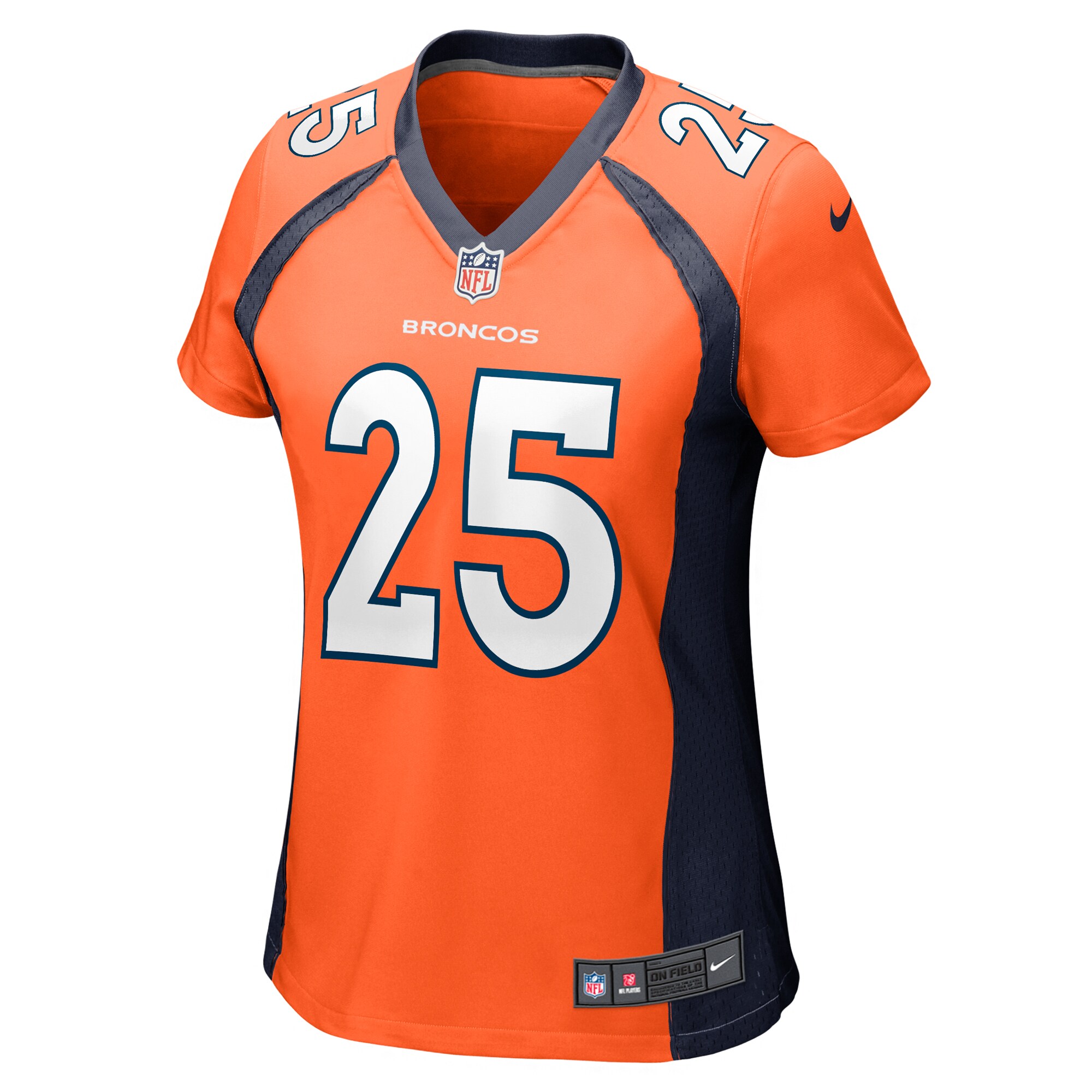 Samaje Perine Denver Broncos Women's Game Player Jersey - Orange cheap jerseys for sale - CheapJerseys.Shop