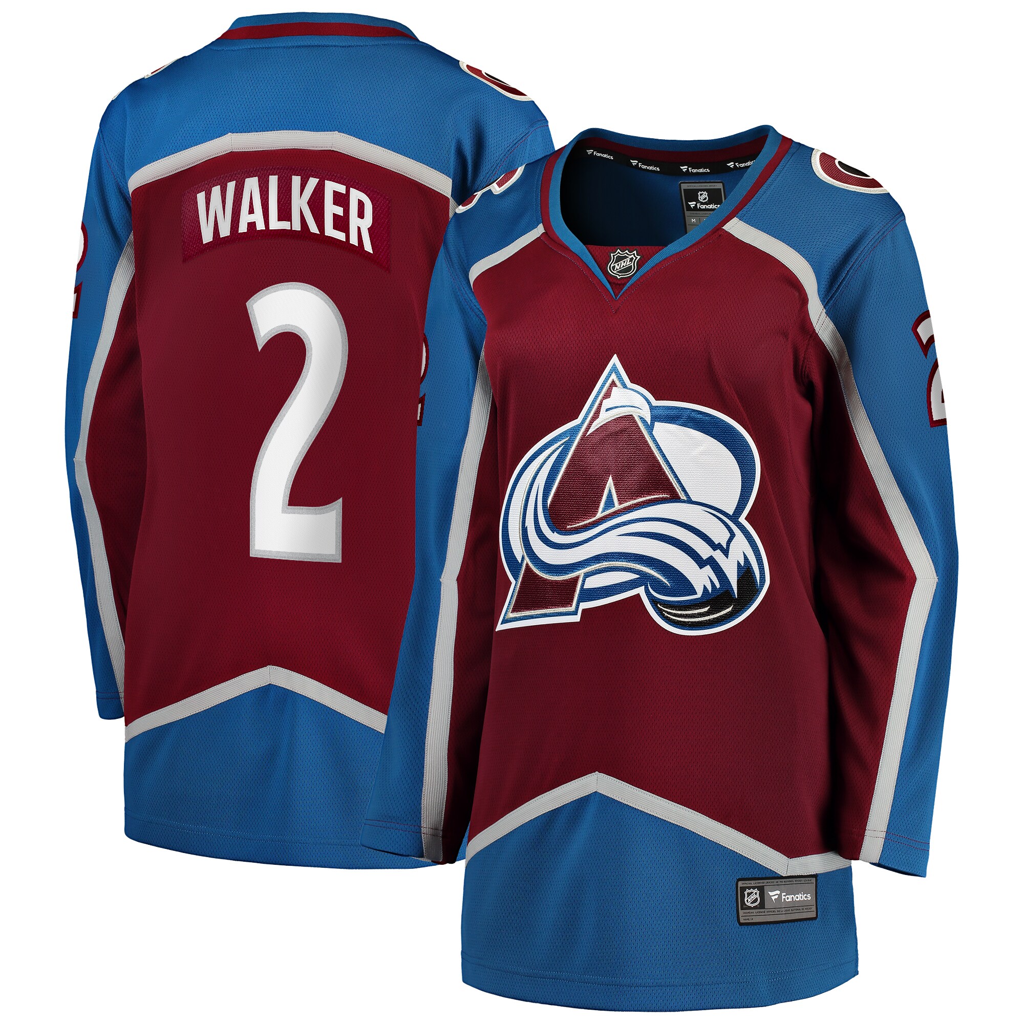 Sean Walker Colorado Avalanche Fanatics Women's Home Breakaway Player Jersey - Burgundy cheap jerseys for sale - CheapJerseys.Shop