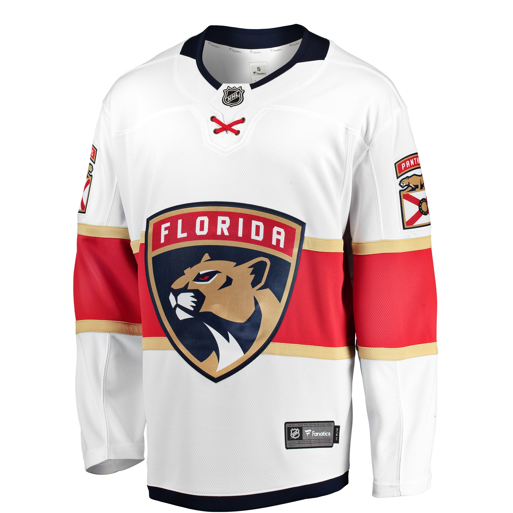 Florida Panthers Fanatics Youth Away Breakaway Jersey - White cheap jerseys for sale - CheapJerseys.Shop