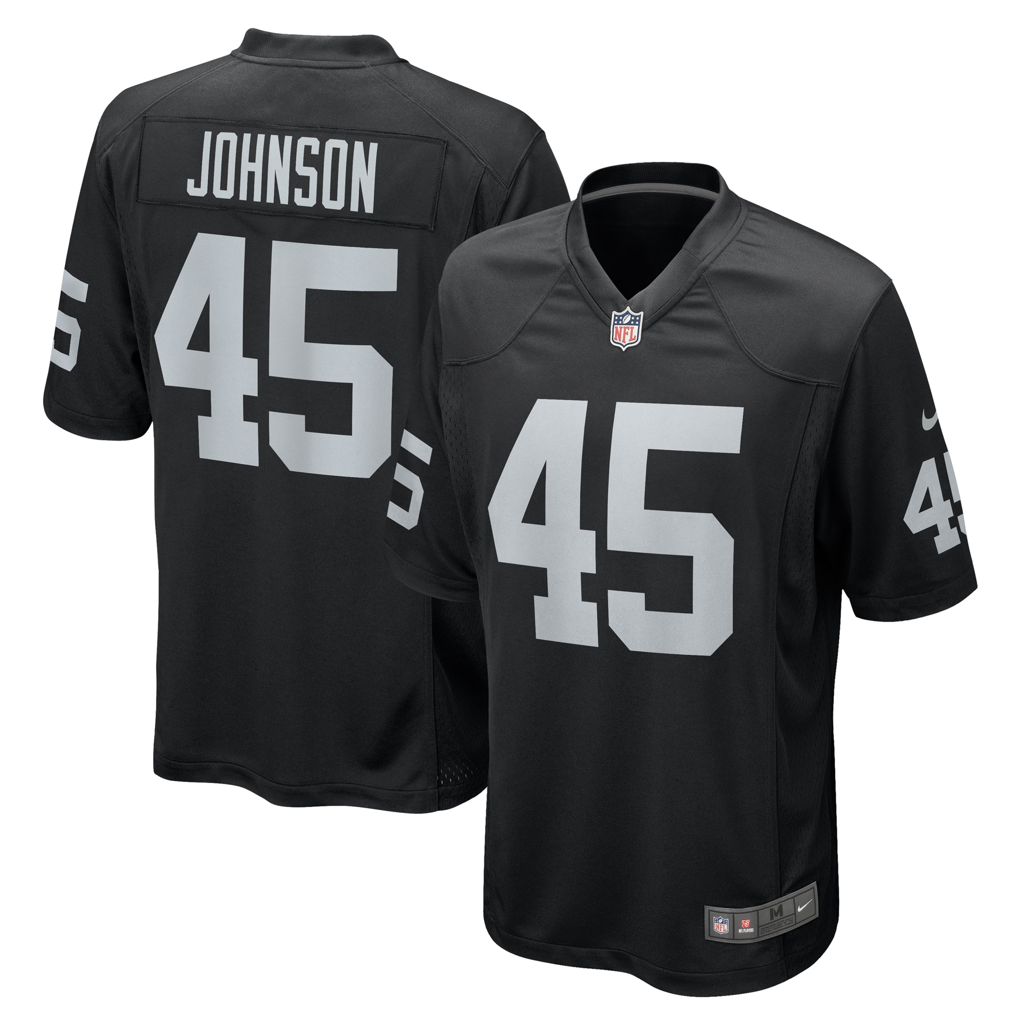 Jaquan Johnson Las Vegas Raiders Game Player Jersey - Black cheap jerseys for sale - CheapJerseys.Shop