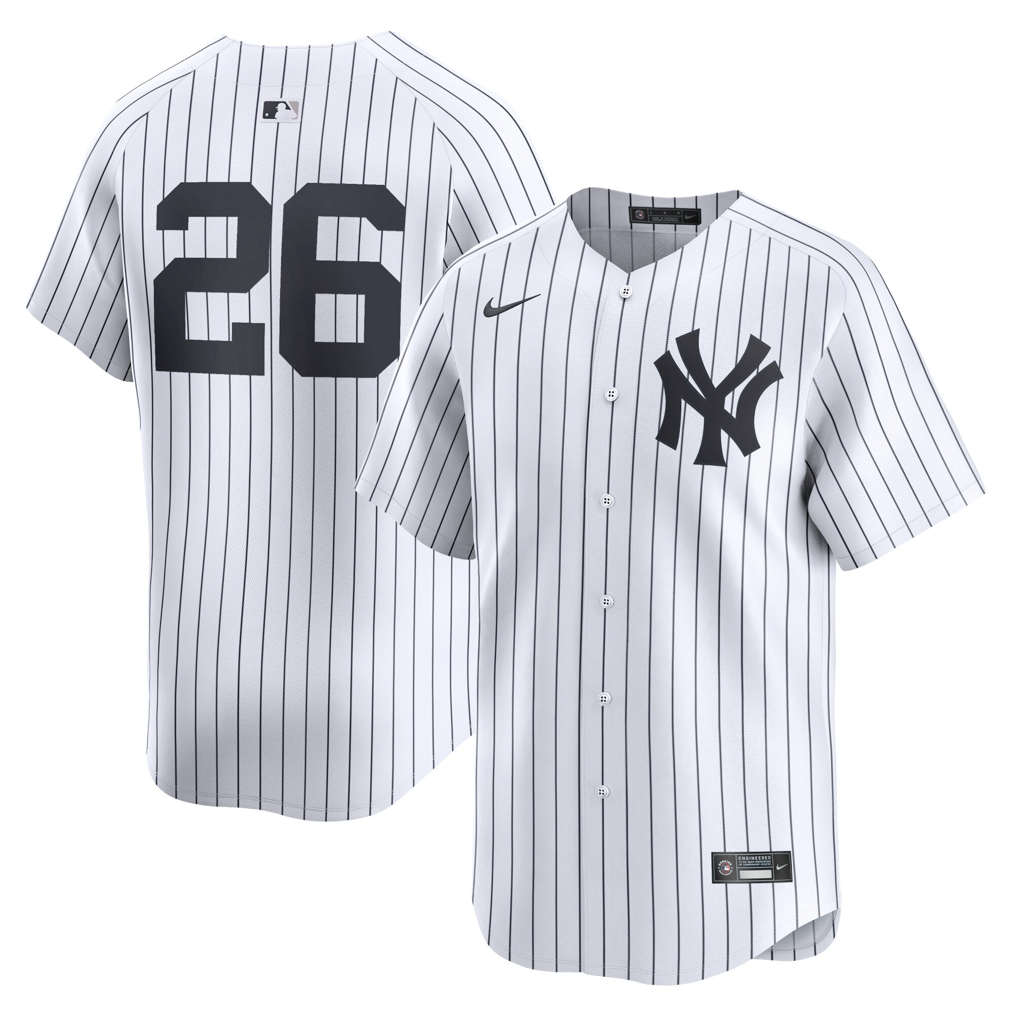 DJ LeMahieu New York Yankees Home Limited Player Jersey - White cheap jerseys for sale - CheapJerseys.Shop