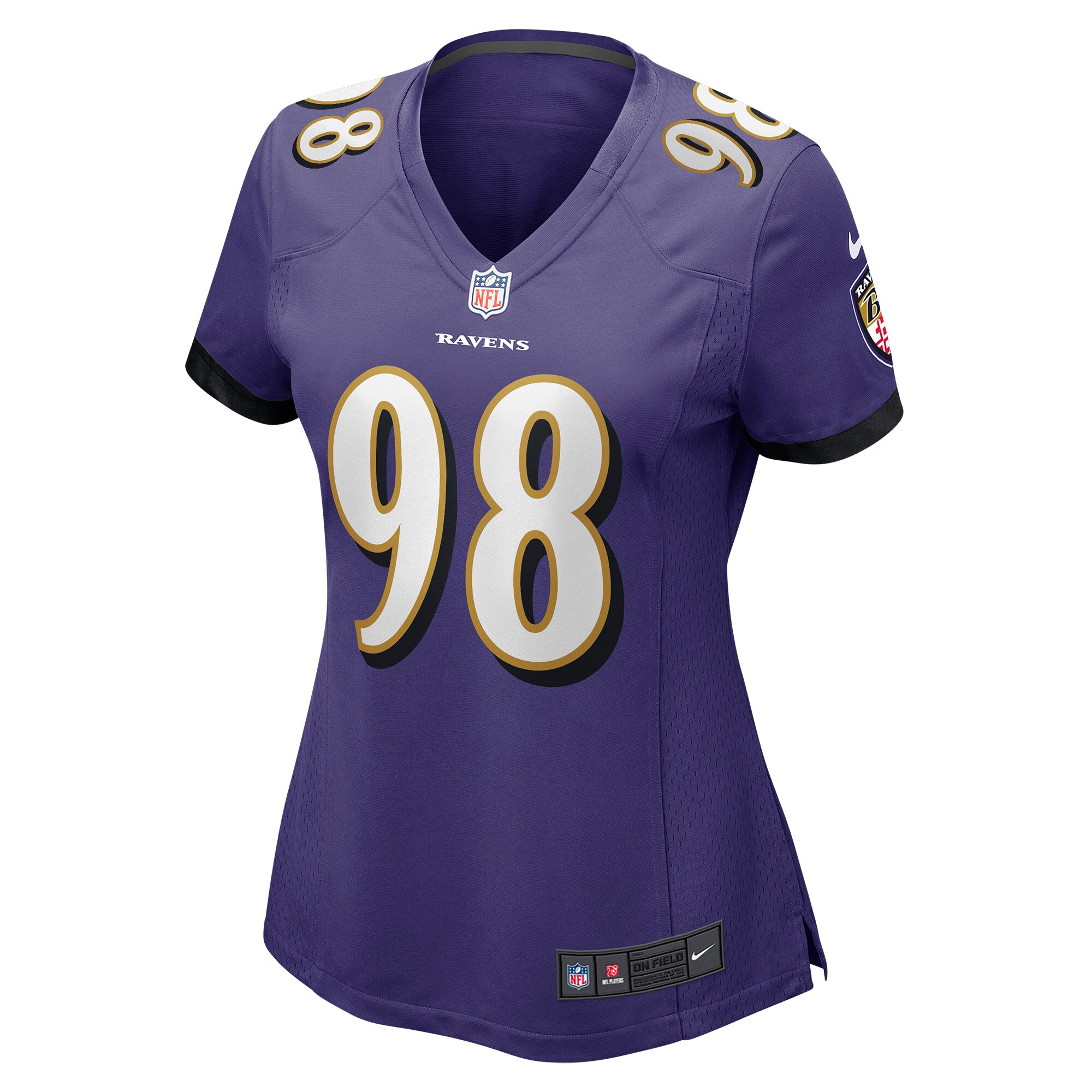 Travis Jones Baltimore Ravens Women's Player Game Jersey - Purple cheap jerseys for sale - CheapJerseys.Shop