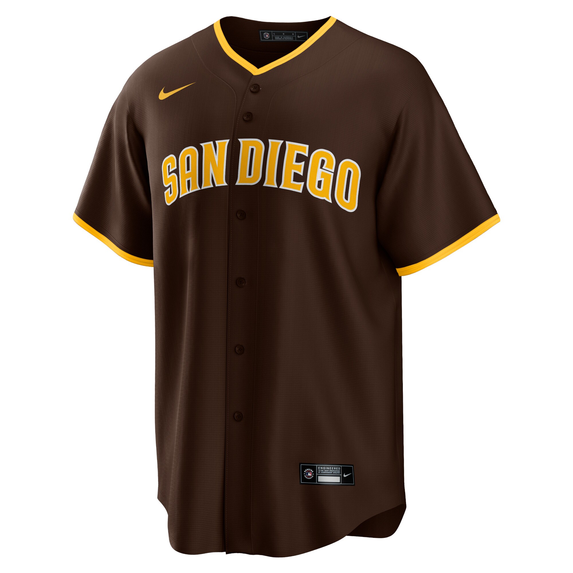Fernando Tatis Jr. San Diego Padres Alternate Replica Player Jersey - Brown cheap jerseys for sale - CheapJerseys.Shop