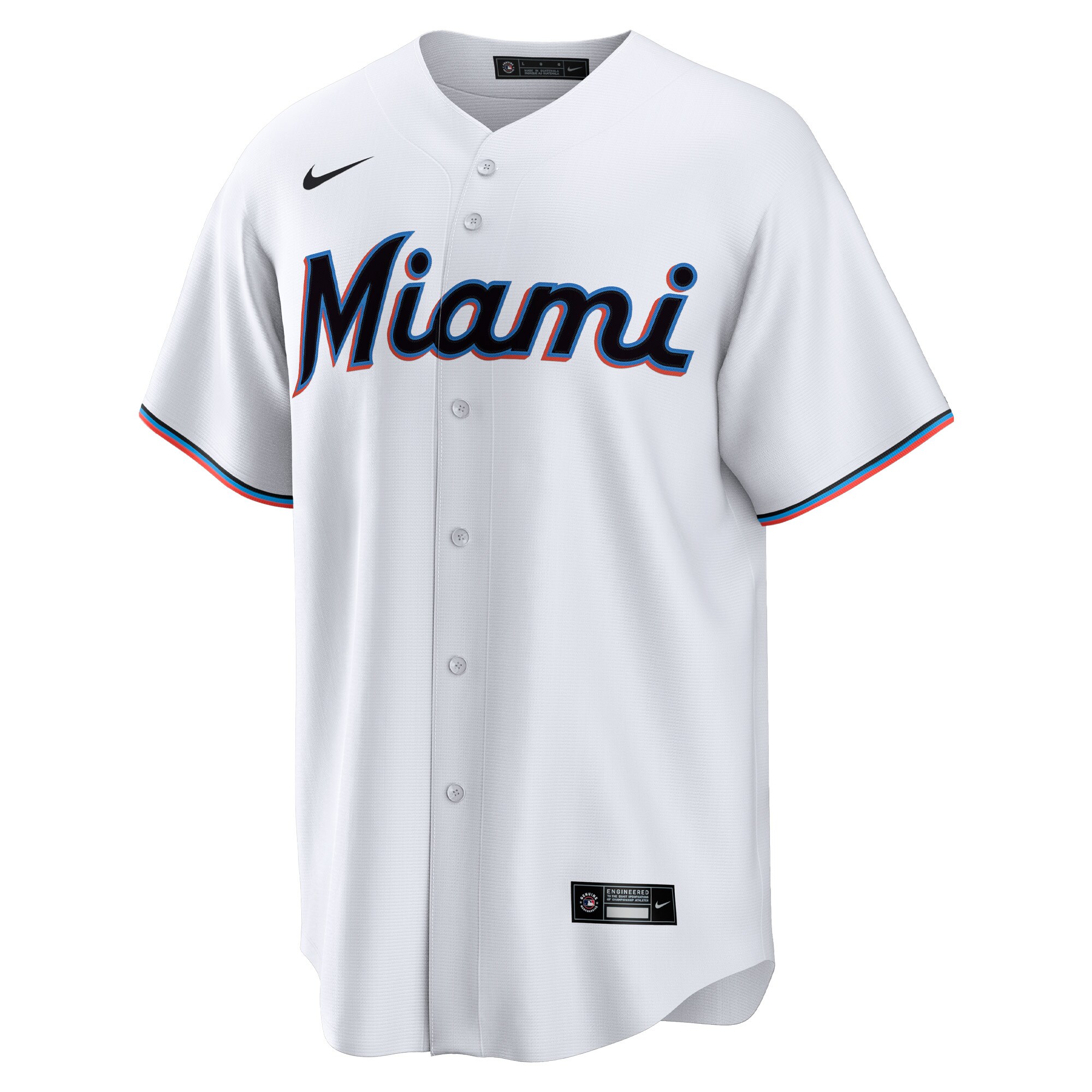 Jazz Chisholm Jr. Miami Marlins Home Replica Player Jersey - White cheap jerseys for sale - CheapJerseys.Shop