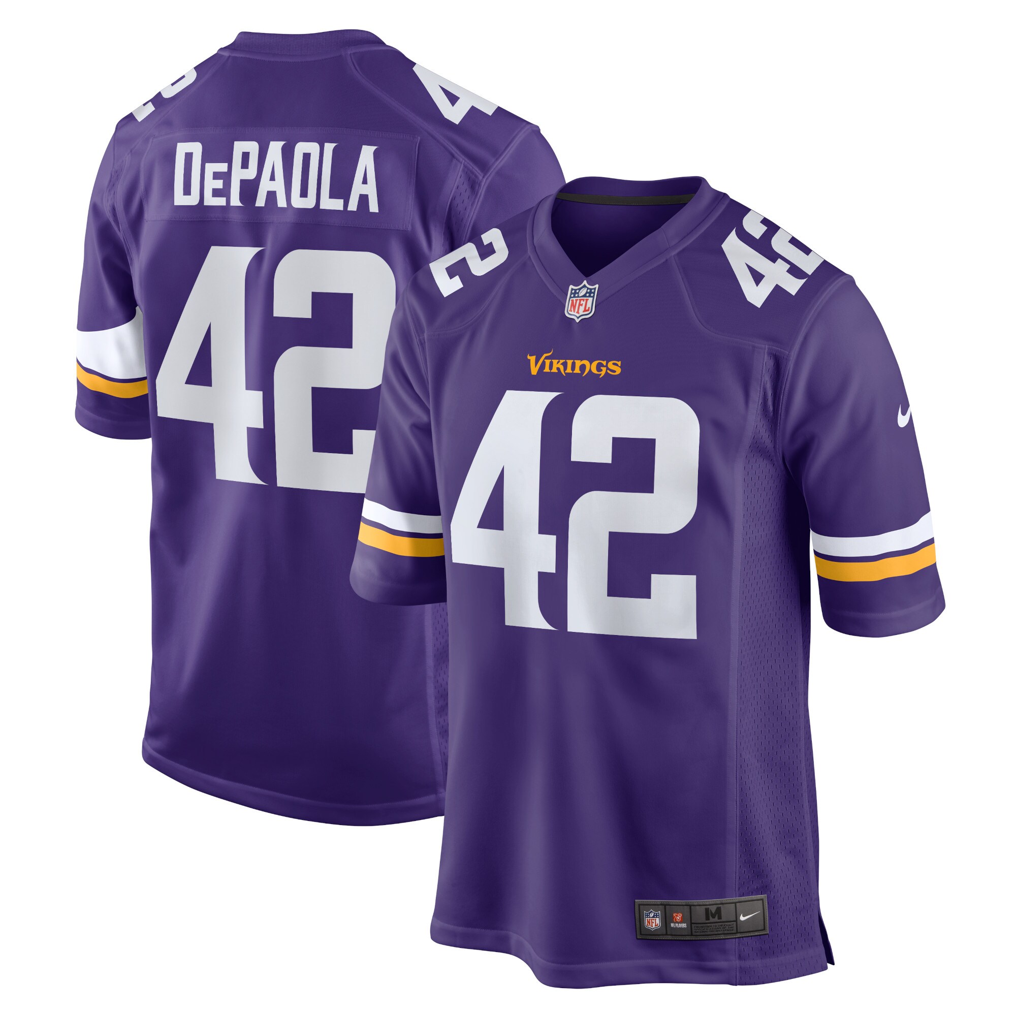 Andrew DePaola Minnesota Vikings Game Jersey - Purple cheap jerseys for sale - CheapJerseys.Shop