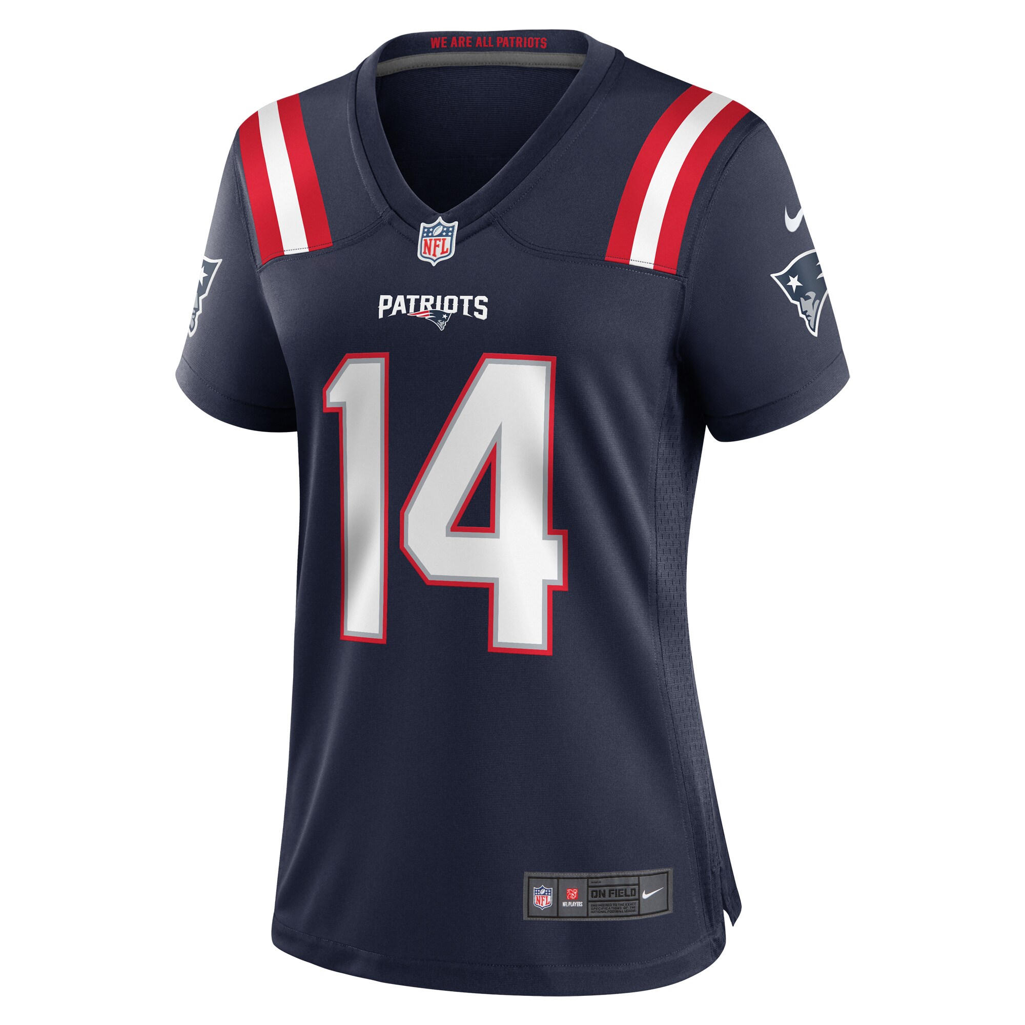 Tristan Vizcaino New England Patriots Women's Home Game Player Jersey - Navy cheap jerseys for sale - CheapJerseys.Shop