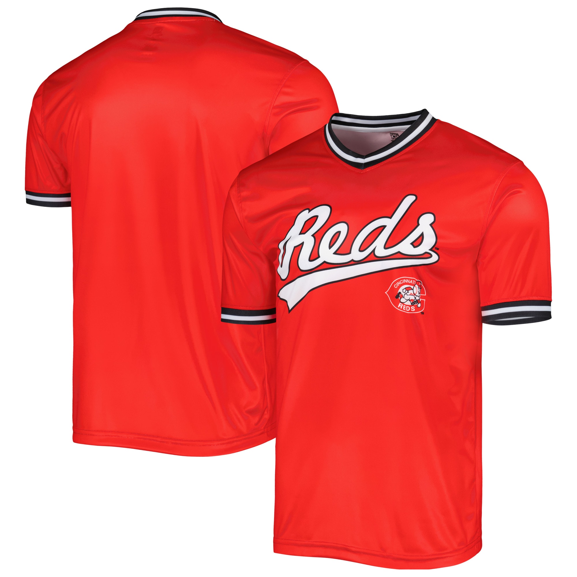 Cincinnati Reds Stitches Cooperstown Collection Team Jersey - Red cheap jerseys for sale - CheapJerseys.Shop