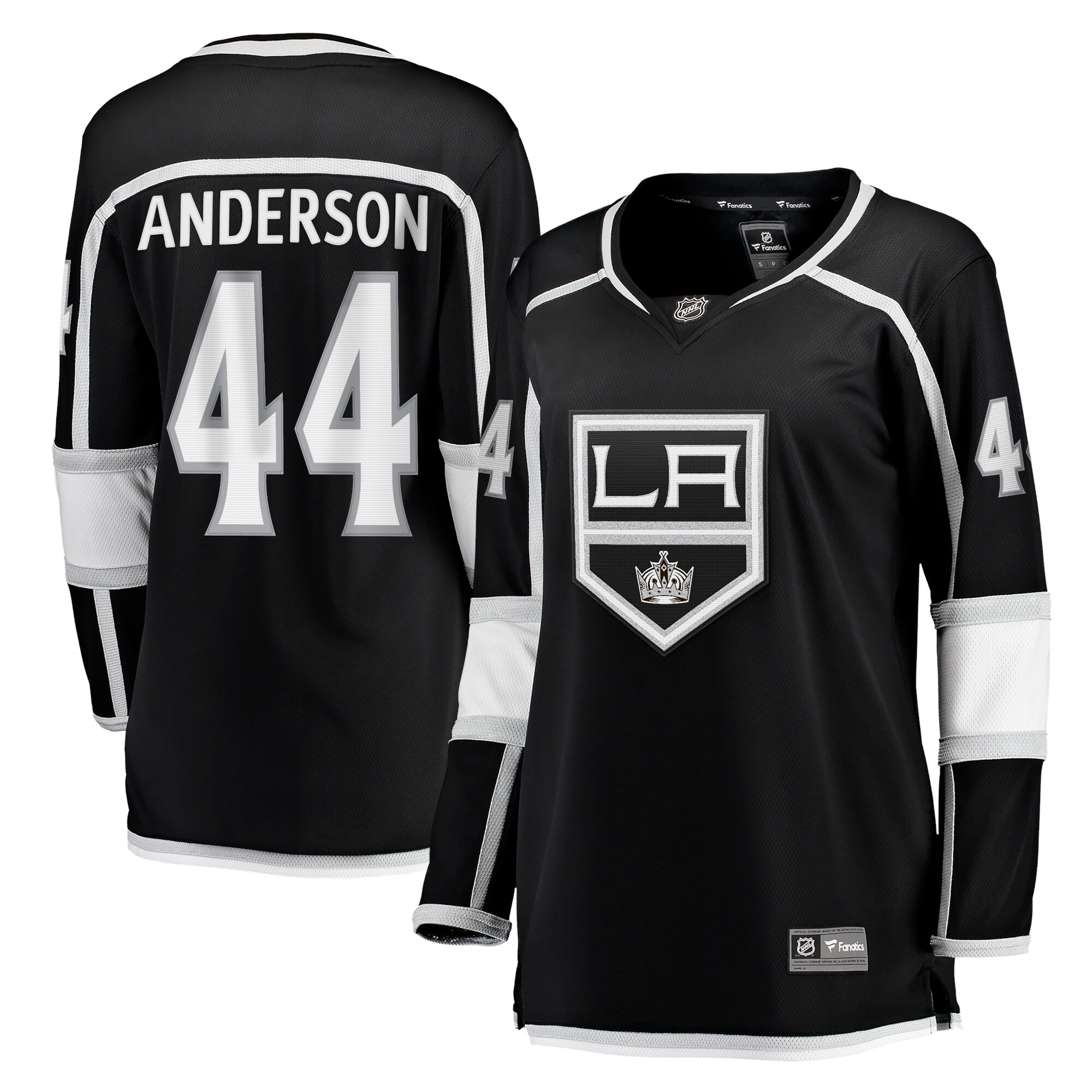 Mikey Anderson Los Angeles Kings Fanatics Women's Home Breakaway Player Jersey - Black cheap jerseys for sale - CheapJerseys.Shop