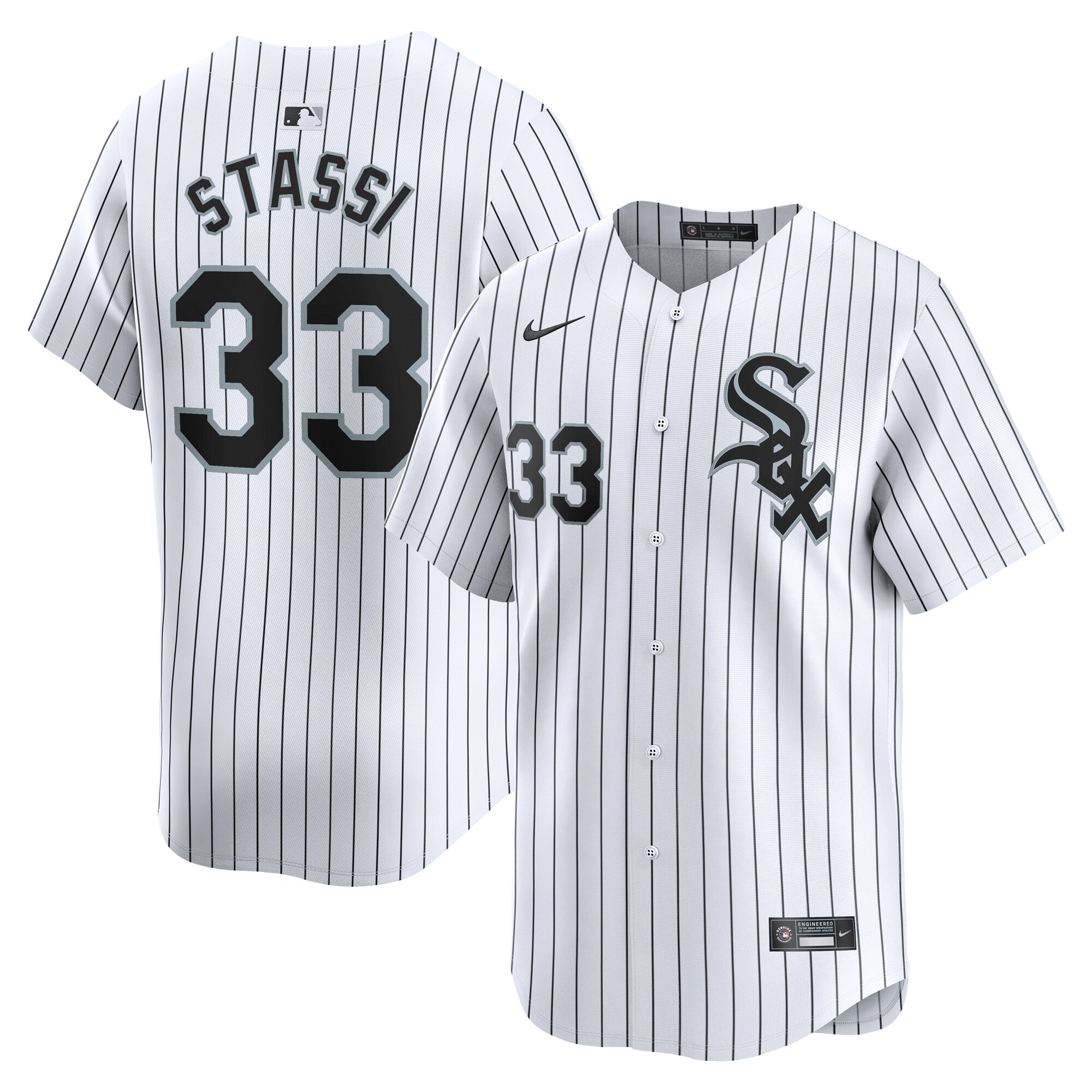 Max Stassi Chicago White Sox Home Limited Player Jersey\u00c2\u00a0\u00e2\u20ac\u201c White cheap jerseys for sale - CheapJerseys.Shop