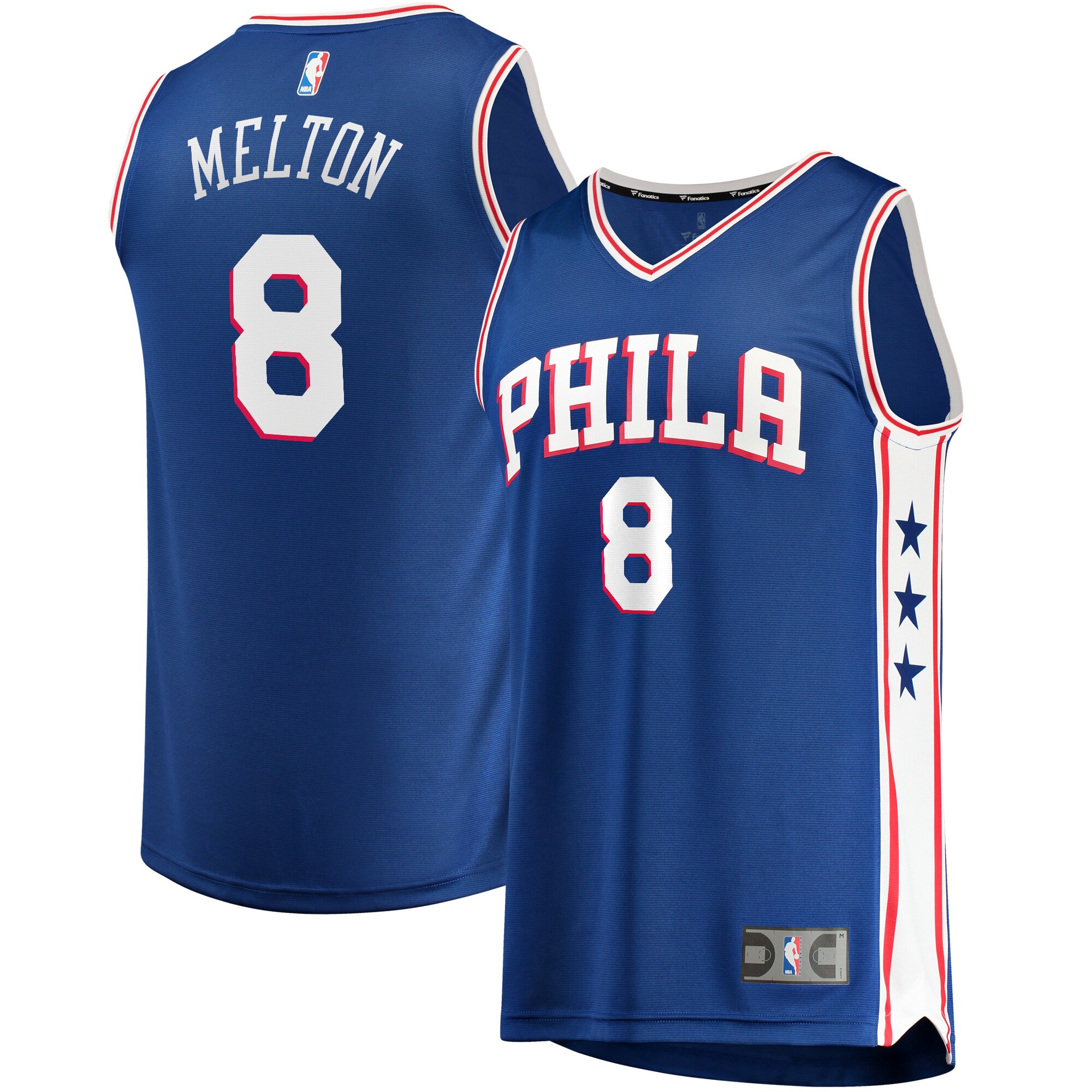 De'Anthony Melton Philadelphia 76ers Fanatics Fast Break Replica Jersey - Icon Edition - Royal cheap jerseys for sale - CheapJerseys.Shop