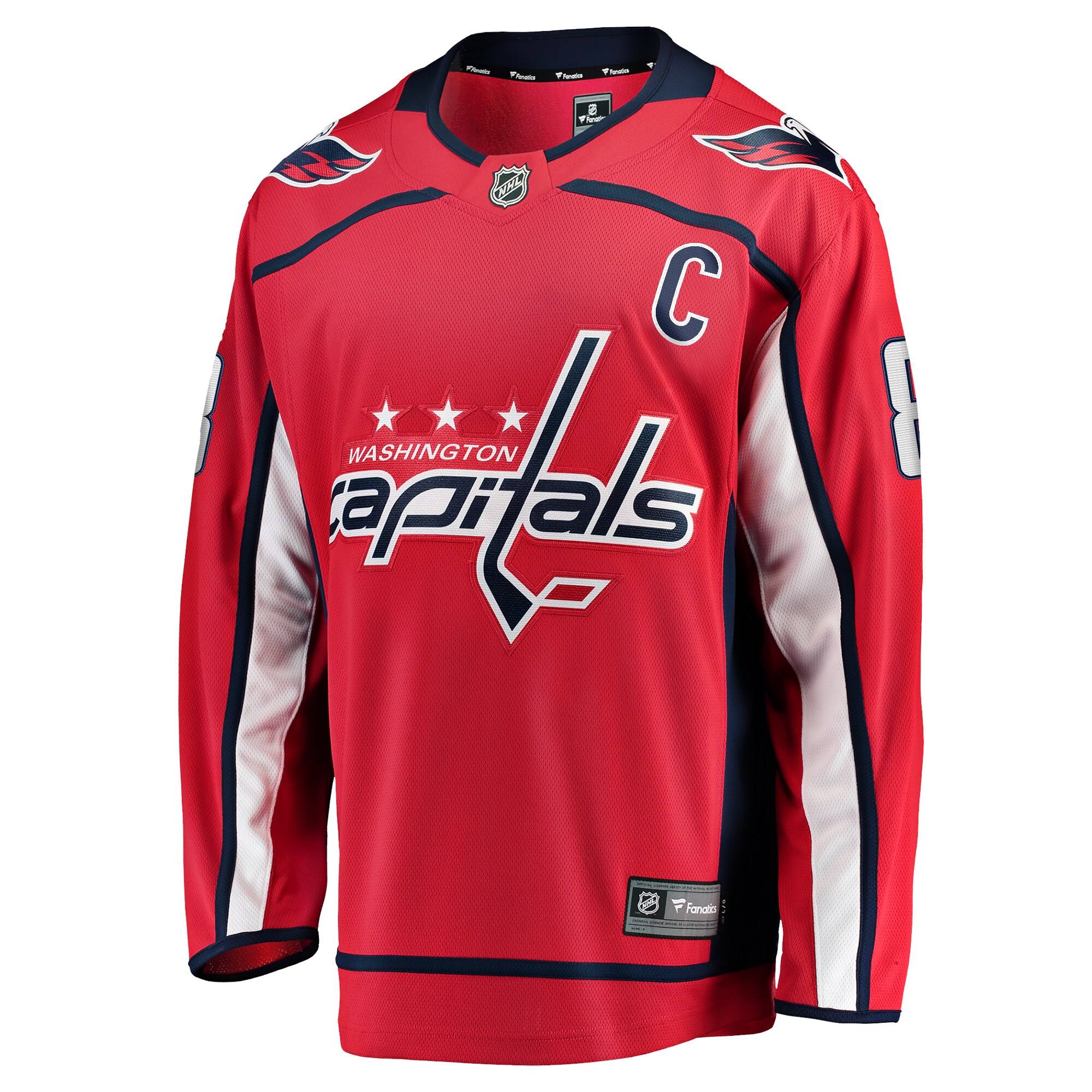 Alexander Ovechkin Washington Capitals Fanatics Captain Patch Home Breakaway Jersey - Red cheap jerseys for sale - CheapJerseys.Shop