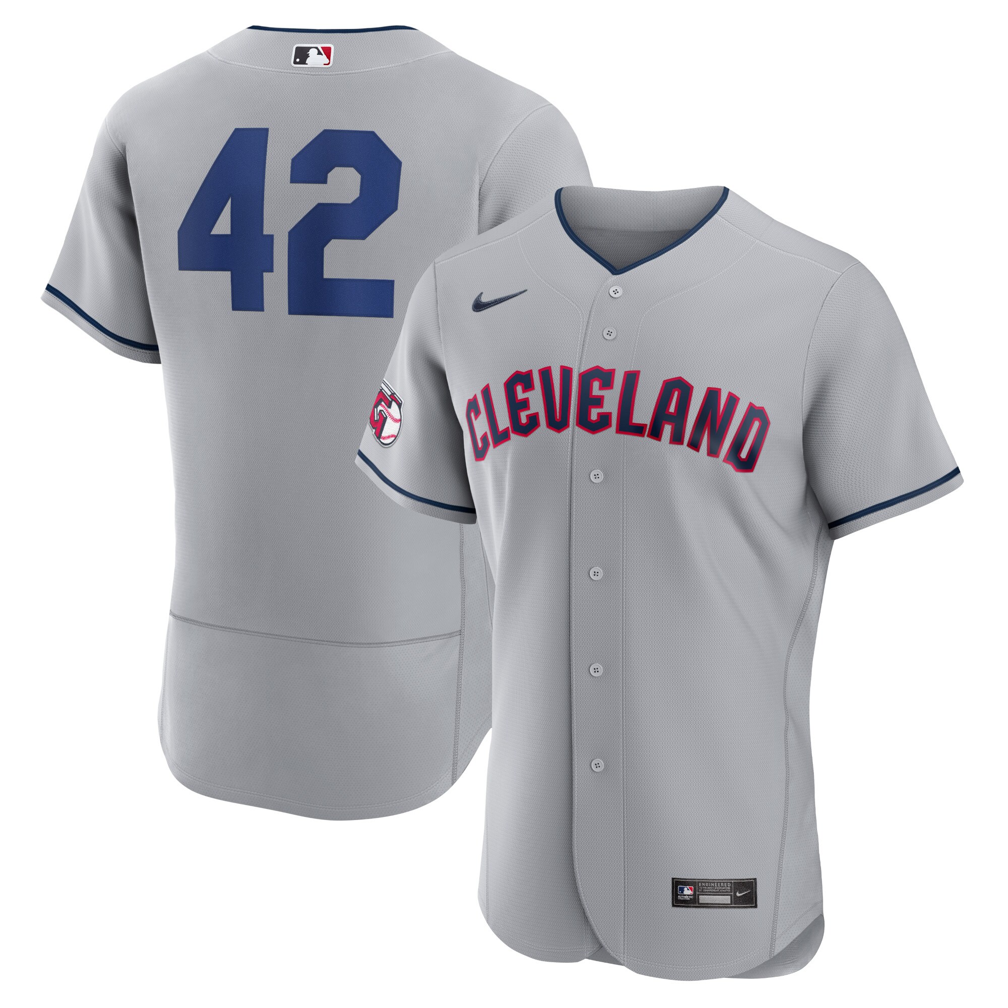 Cleveland Guardians 2023 Jackie Robinson Day Authentic Jersey - Gray cheap jerseys for sale - CheapJerseys.Shop