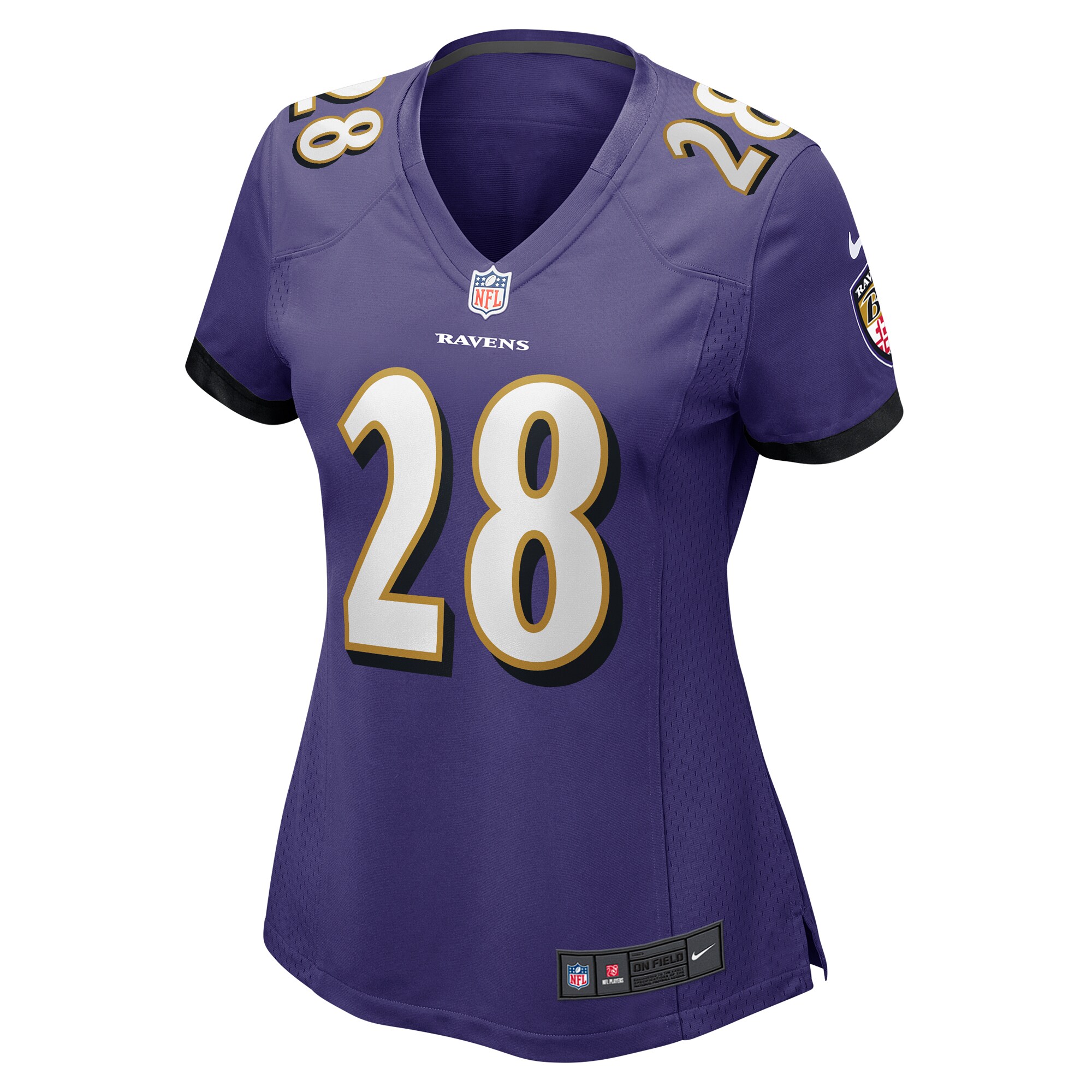 Trayvon Mullen Jr. Baltimore Ravens Women's Team Game Jersey - Purple cheap jerseys for sale - CheapJerseys.Shop