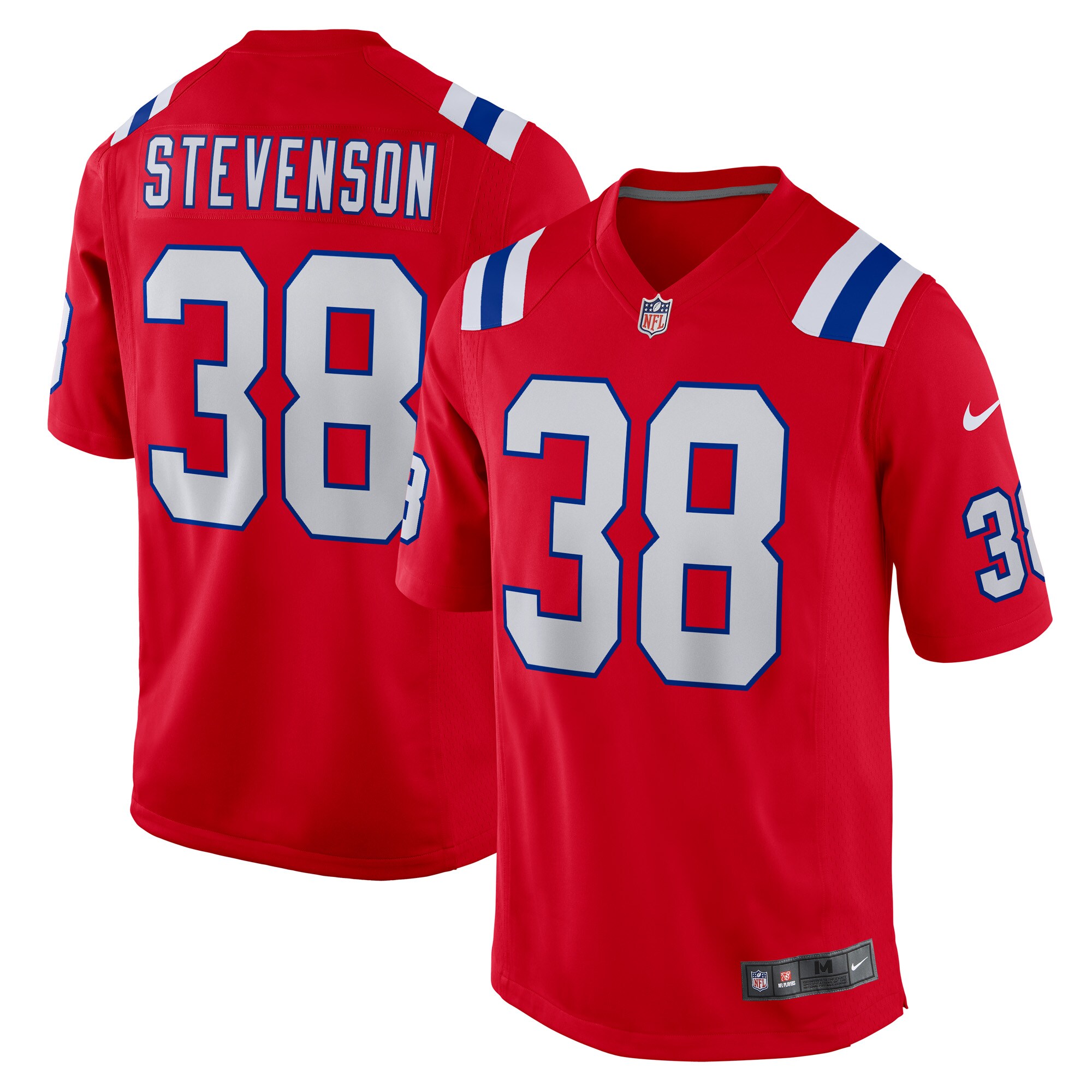 Rhamondre Stevenson New England Patriots Alternate Game Player Jersey - Red cheap jerseys for sale - CheapJerseys.Shop