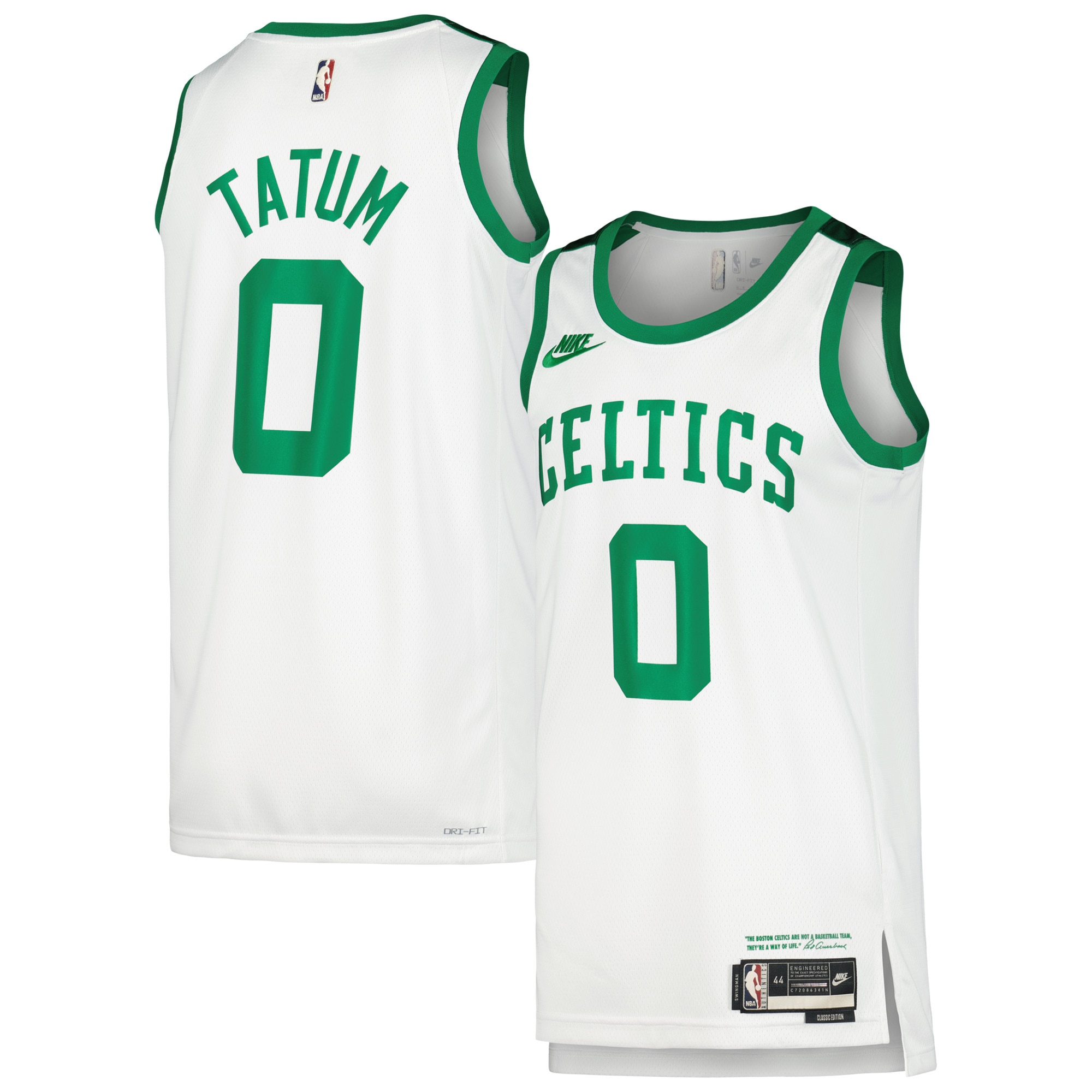 Jayson Tatum Boston Celtics Swingman Player Jersey - Classic Edition - White cheap jerseys for sale - CheapJerseys.Shop