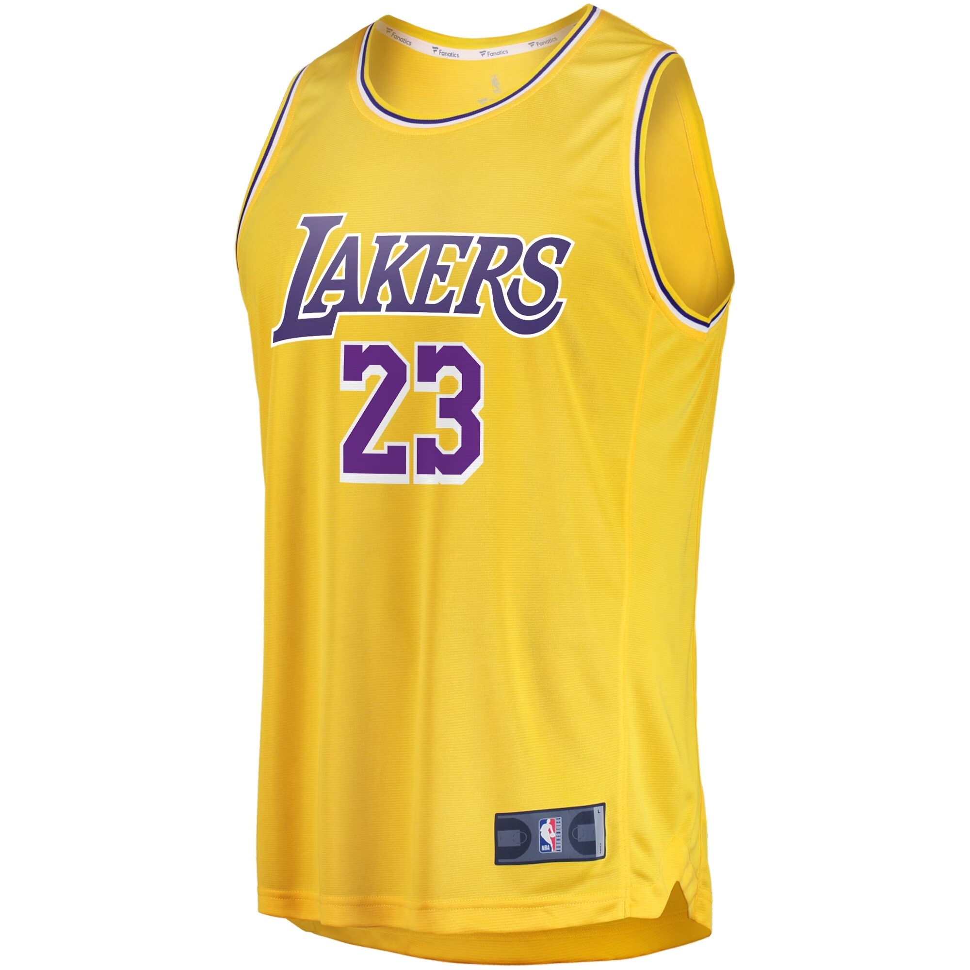 LeBron James Los Angeles Lakers Fanatics Big & Tall Fast Break Player Jersey - Gold - Icon Edition cheap jerseys for sale - CheapJerseys.Shop