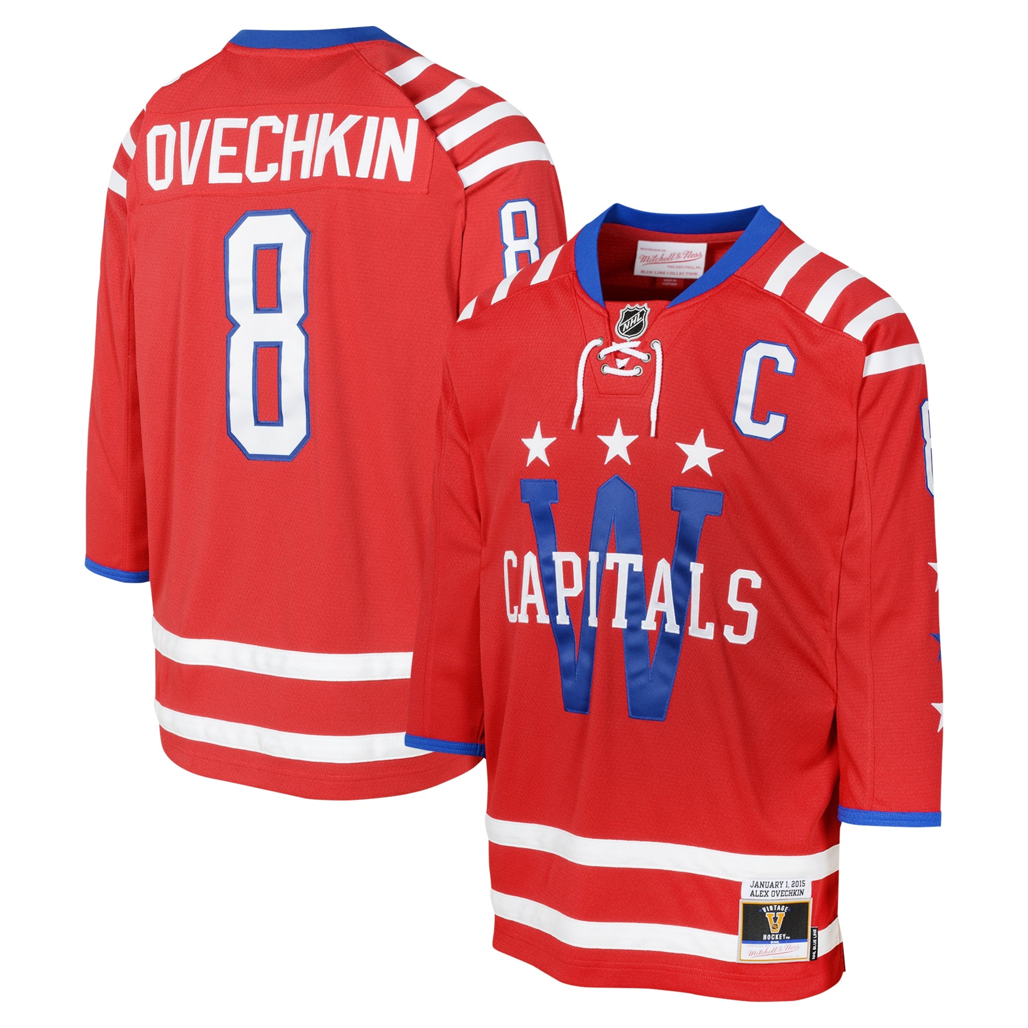 Alexander Ovechkin Washington Capitals Mitchell & Ness Youth 2015 Blue Line Player Jersey - Red cheap jerseys for sale - CheapJerseys.Shop