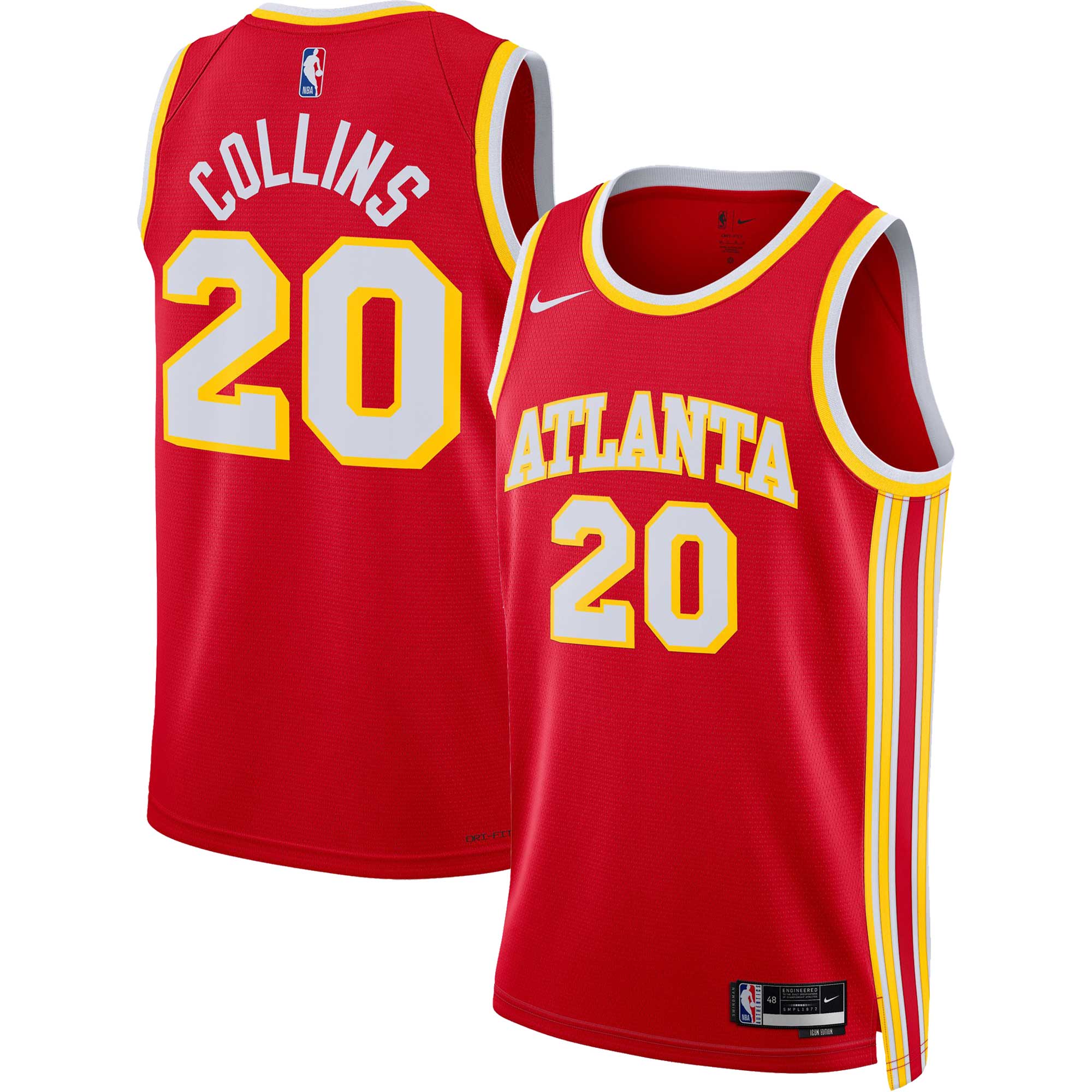 John Collins Atlanta Hawks Unisex Swingman Jersey - Icon Edition - Red cheap jerseys for sale - CheapJerseys.Shop