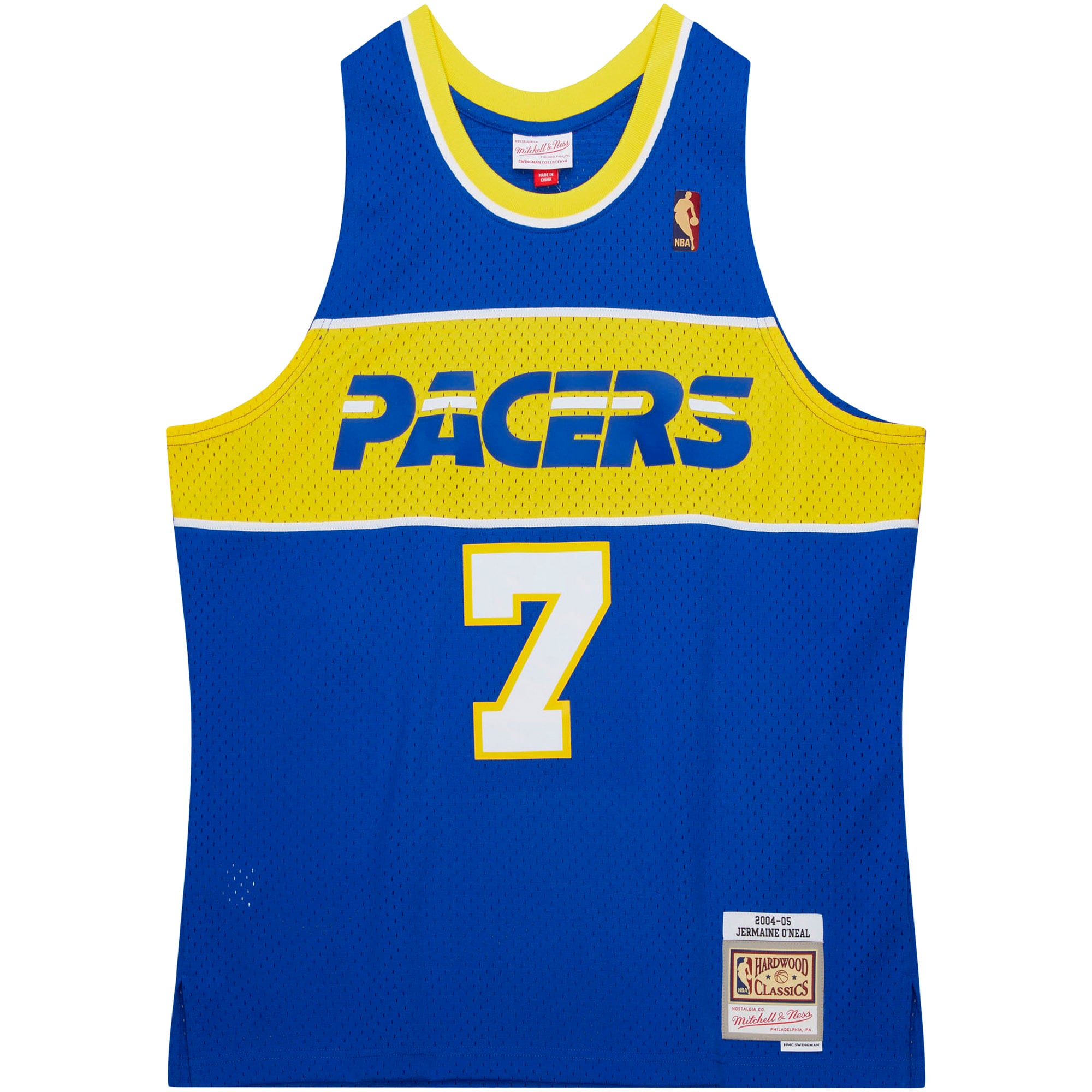 Jermaine O'Neal Indiana Pacers Mitchell & Ness 2004\/05 Hardwood Classics Swingman Jersey - Royal cheap jerseys for sale - CheapJerseys.Shop