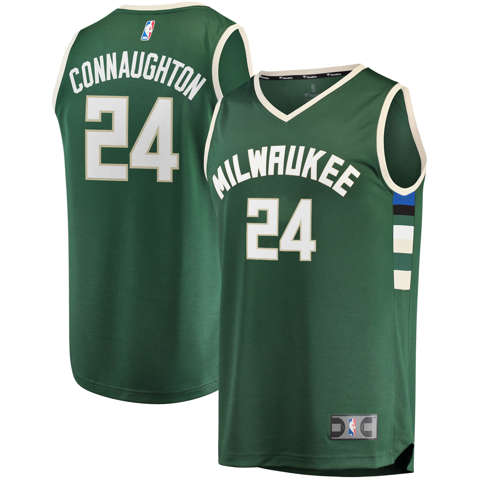 Pat Connaughton Milwaukee Bucks Fanatics Fast Break Replica Jersey - Icon Edition - Hunter Green cheap jerseys for sale - CheapJerseys.Shop